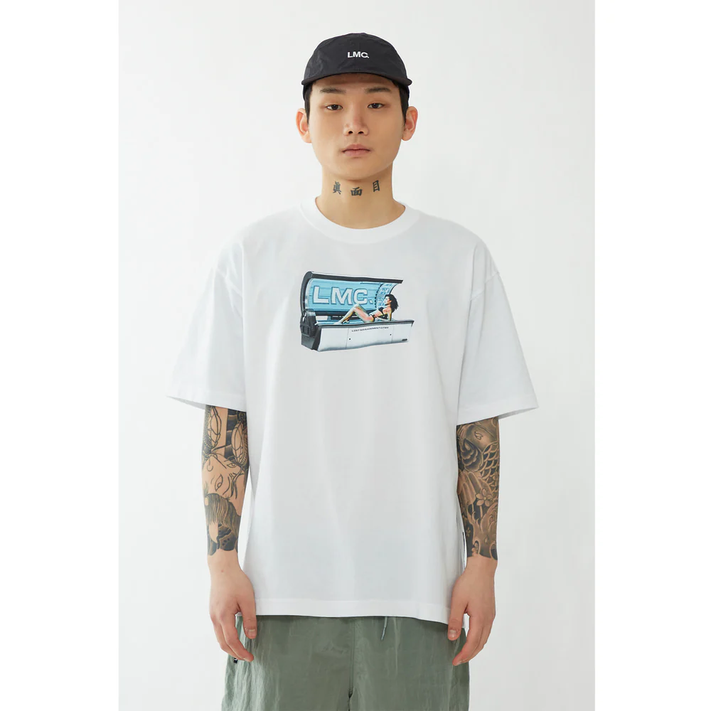 Lost Management Cities Tanning T-Shirt 'White' - Image 4