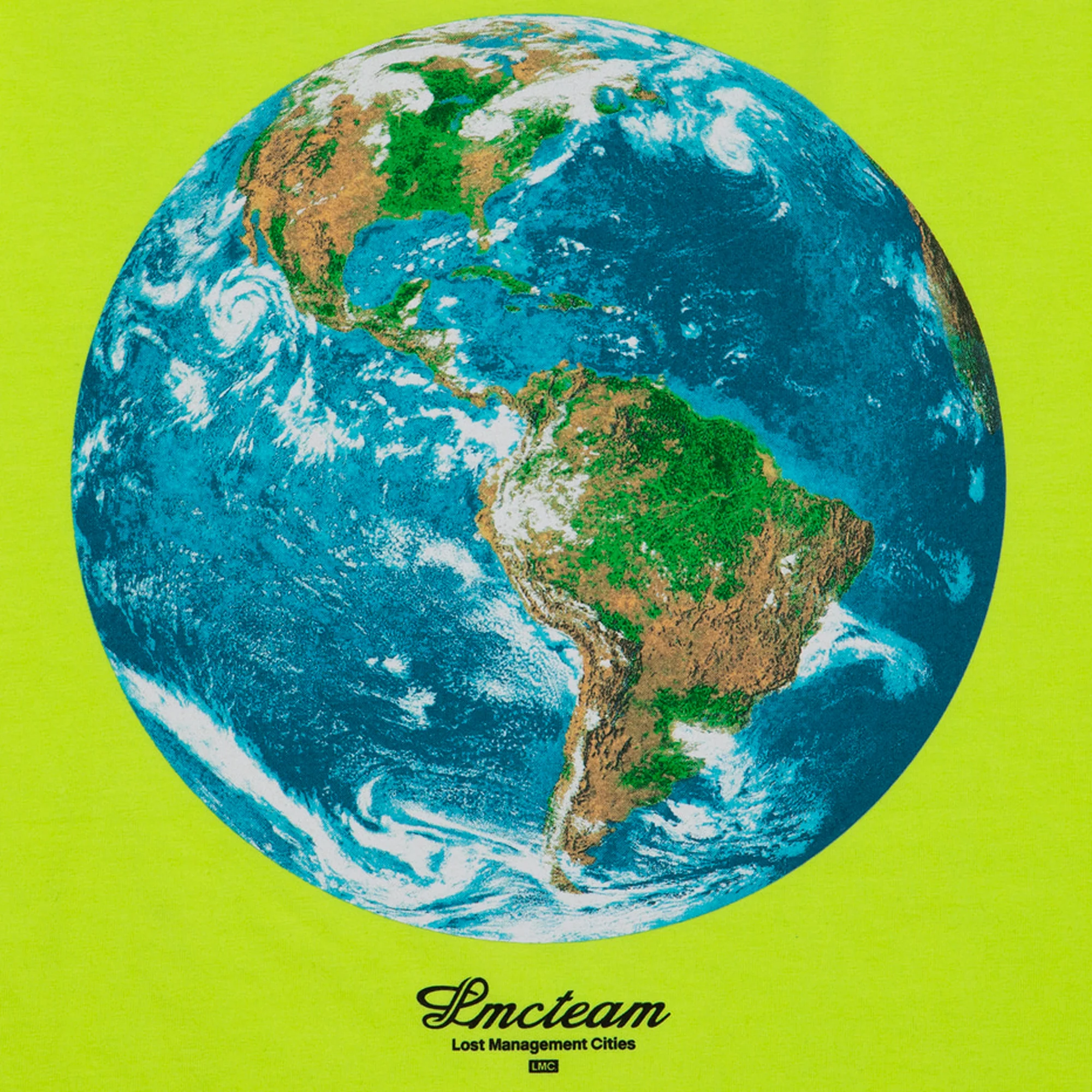 LMC Team Earth Organic Tee 'Lime' - Image 4