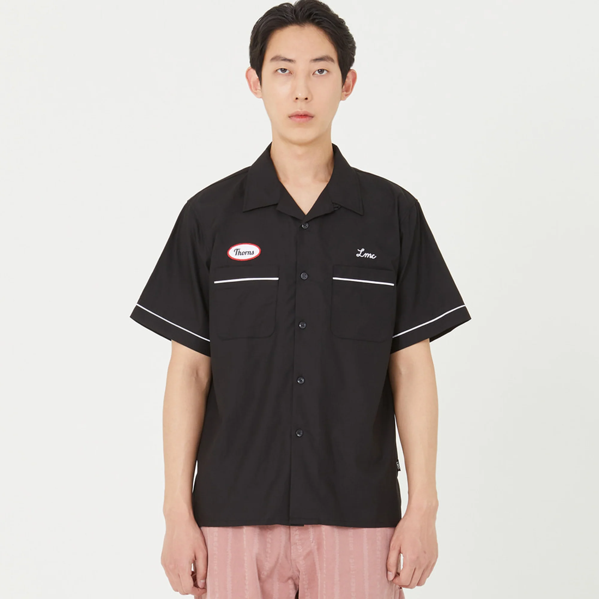 Lost Management Cities Mens Thorns Bowling SS Shirt - Image 4