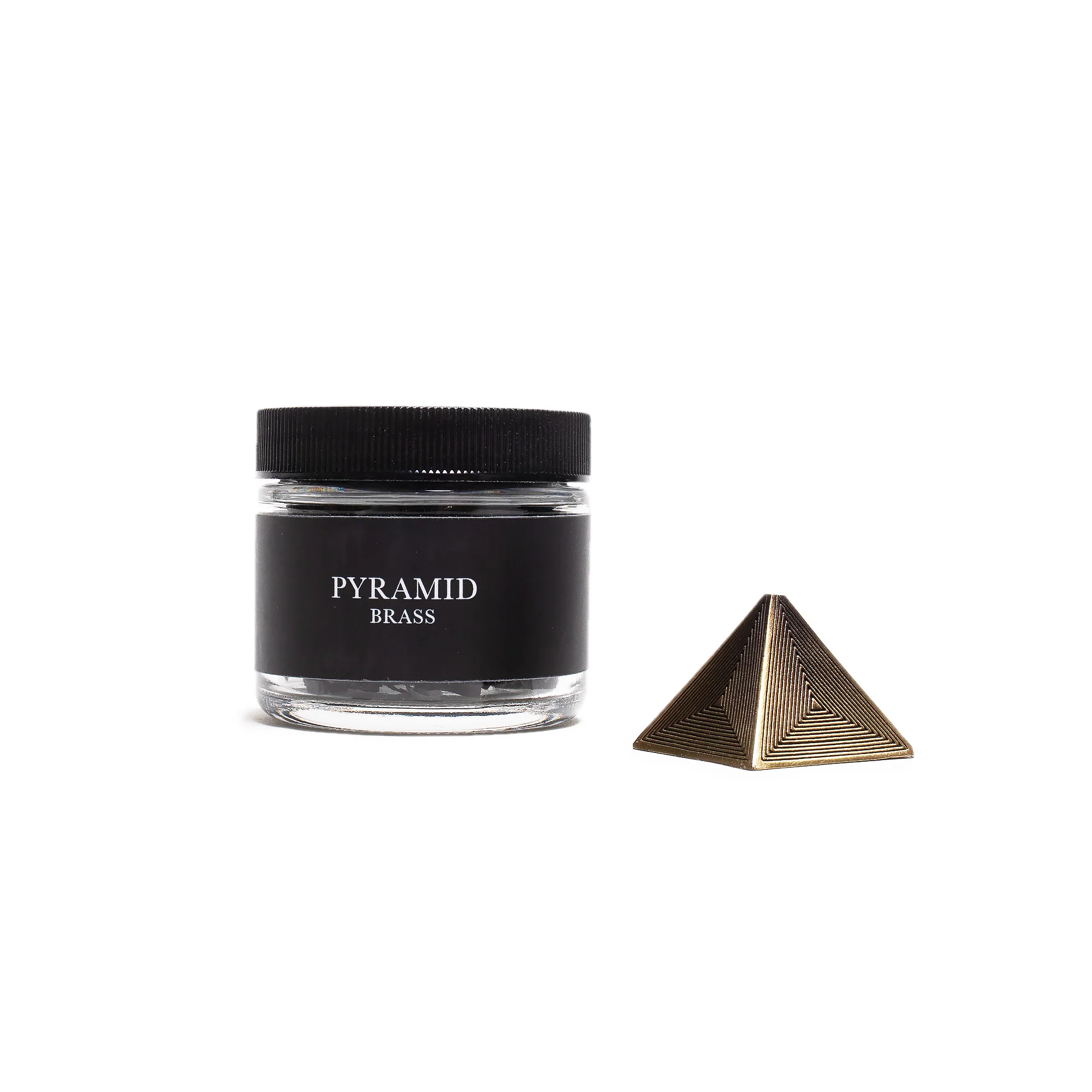 MAAPS Pyramid Incense Holder in Brass
