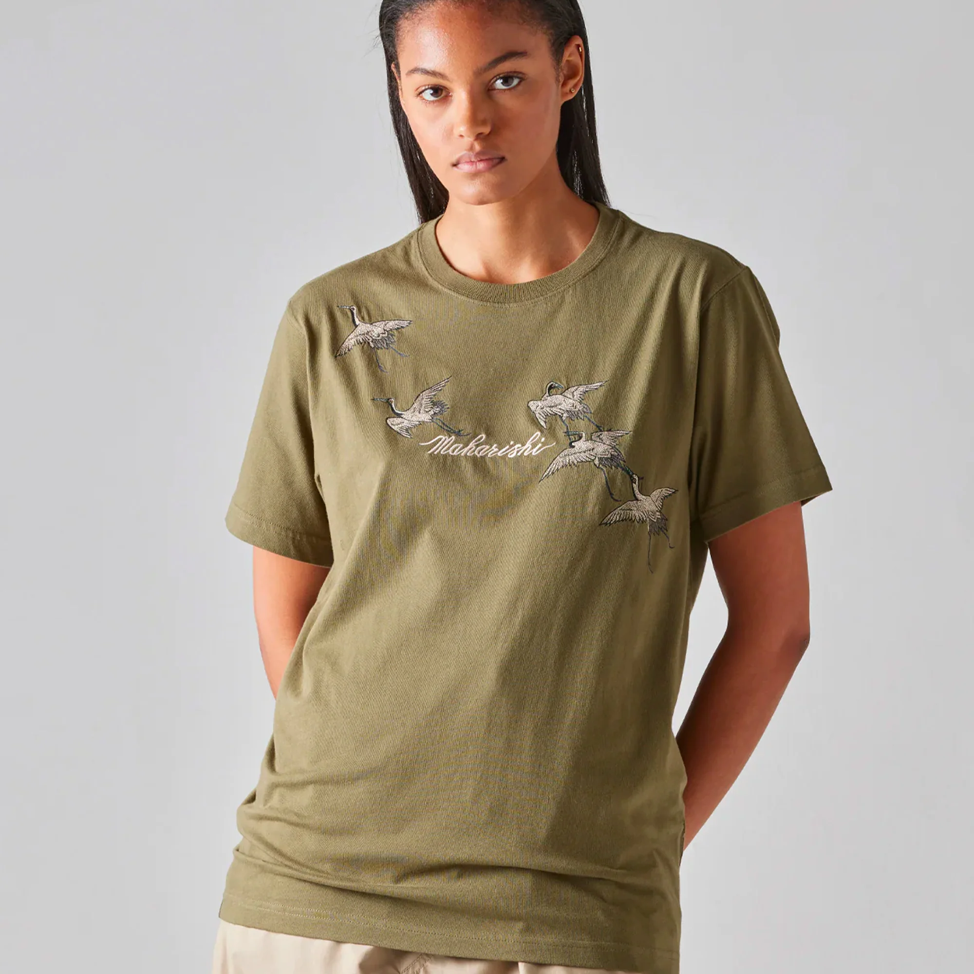 Maharishi Mens Flying Peace Cranes SS Tee - Image 2