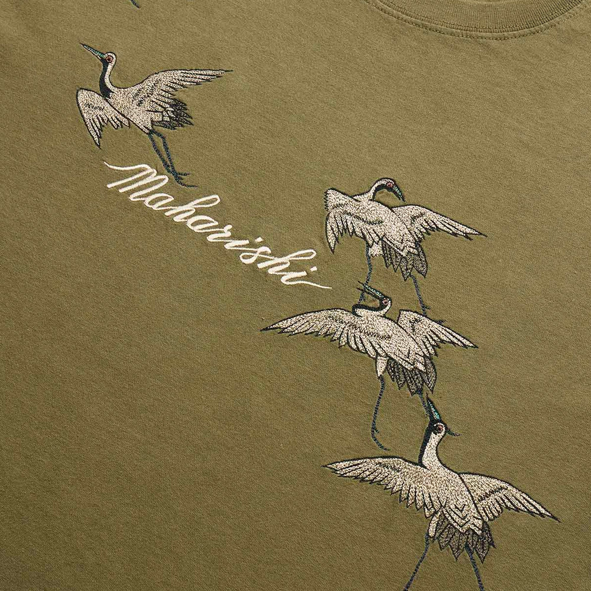 Maharishi Mens Flying Peace Cranes SS Tee - Image 4