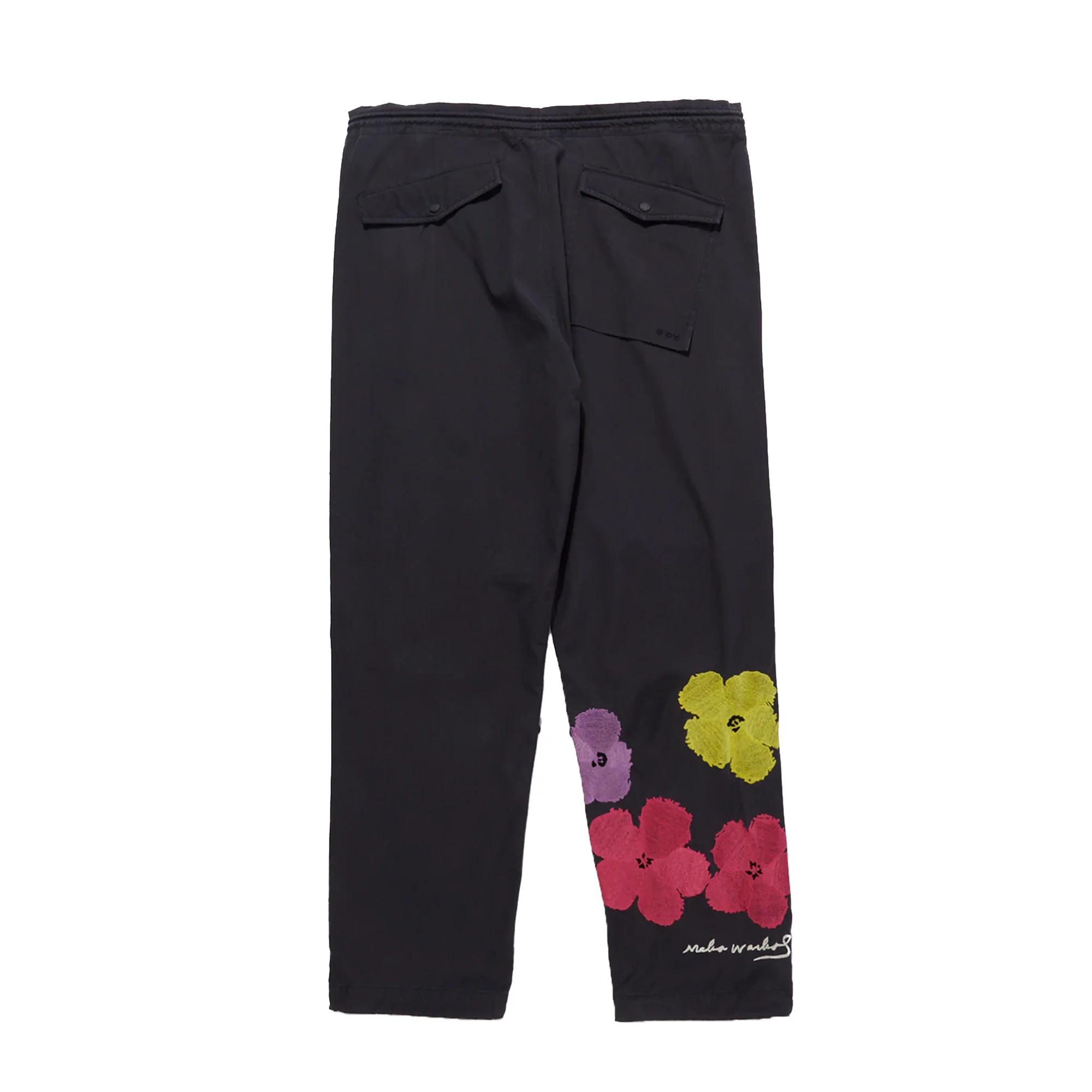 Maharishi Mens Warhol Flowers Snopants Black - Image 2