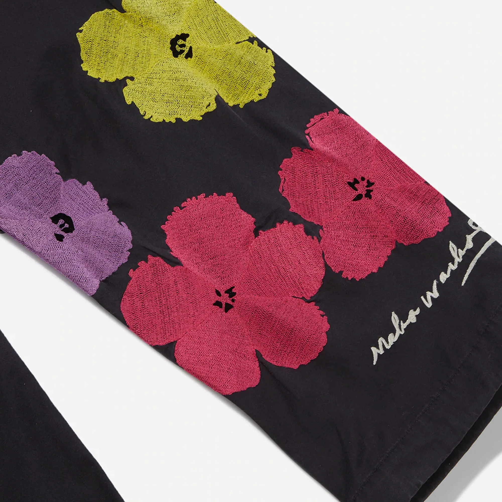 Maharishi Mens Warhol Flowers Snopants Black - Image 3