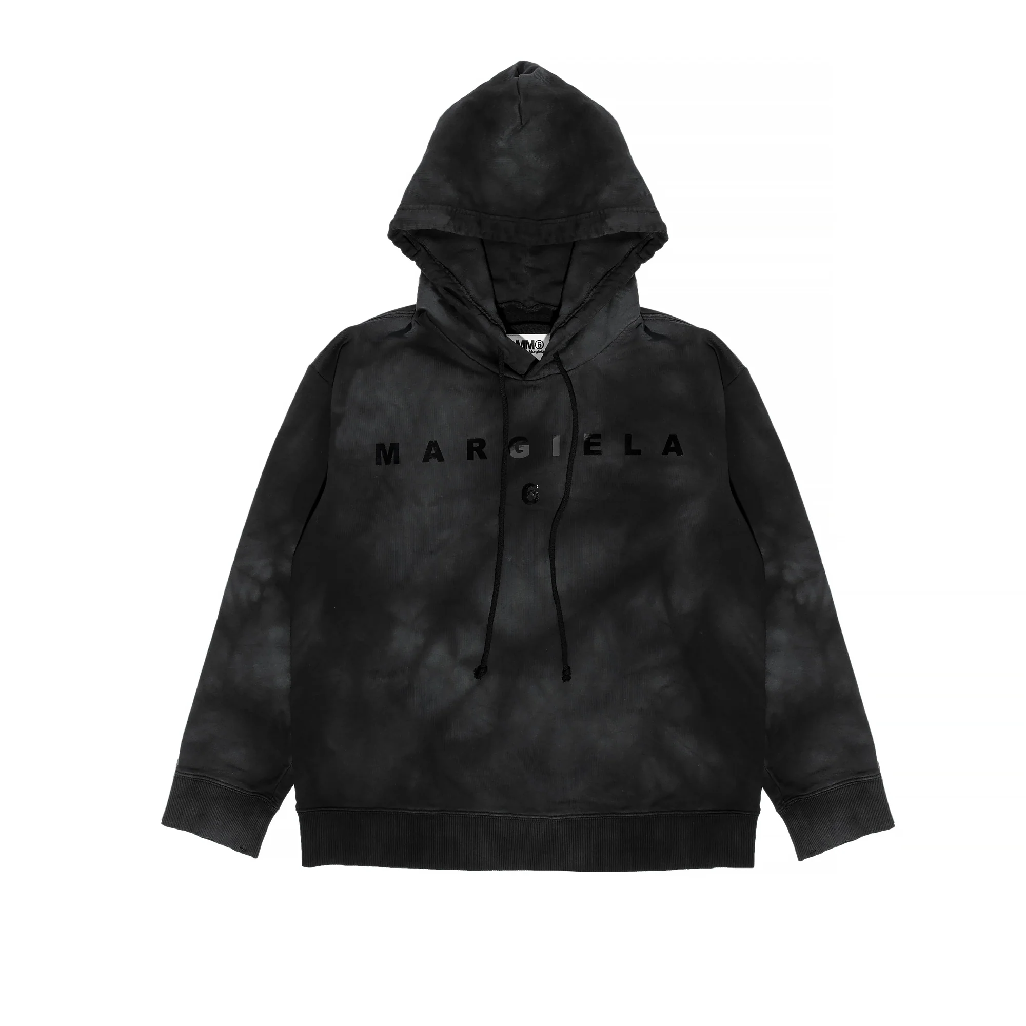 Maison Margiela MM6 Womens Logo Hoodie Black