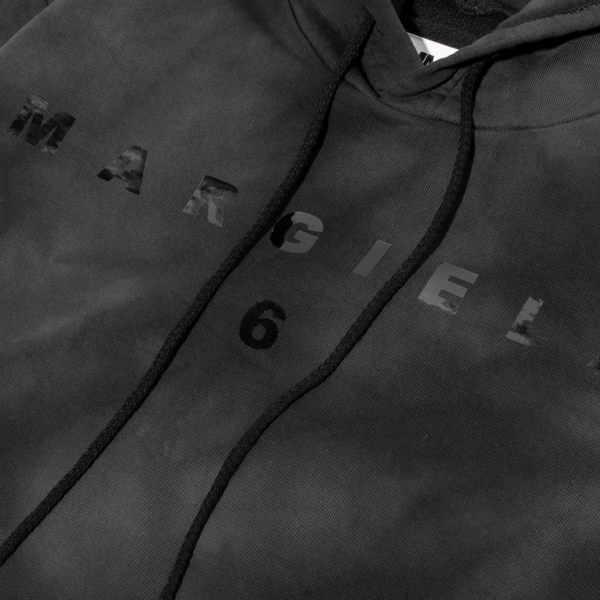 Maison Margiela MM6 Womens Logo Hoodie Black - Image 3