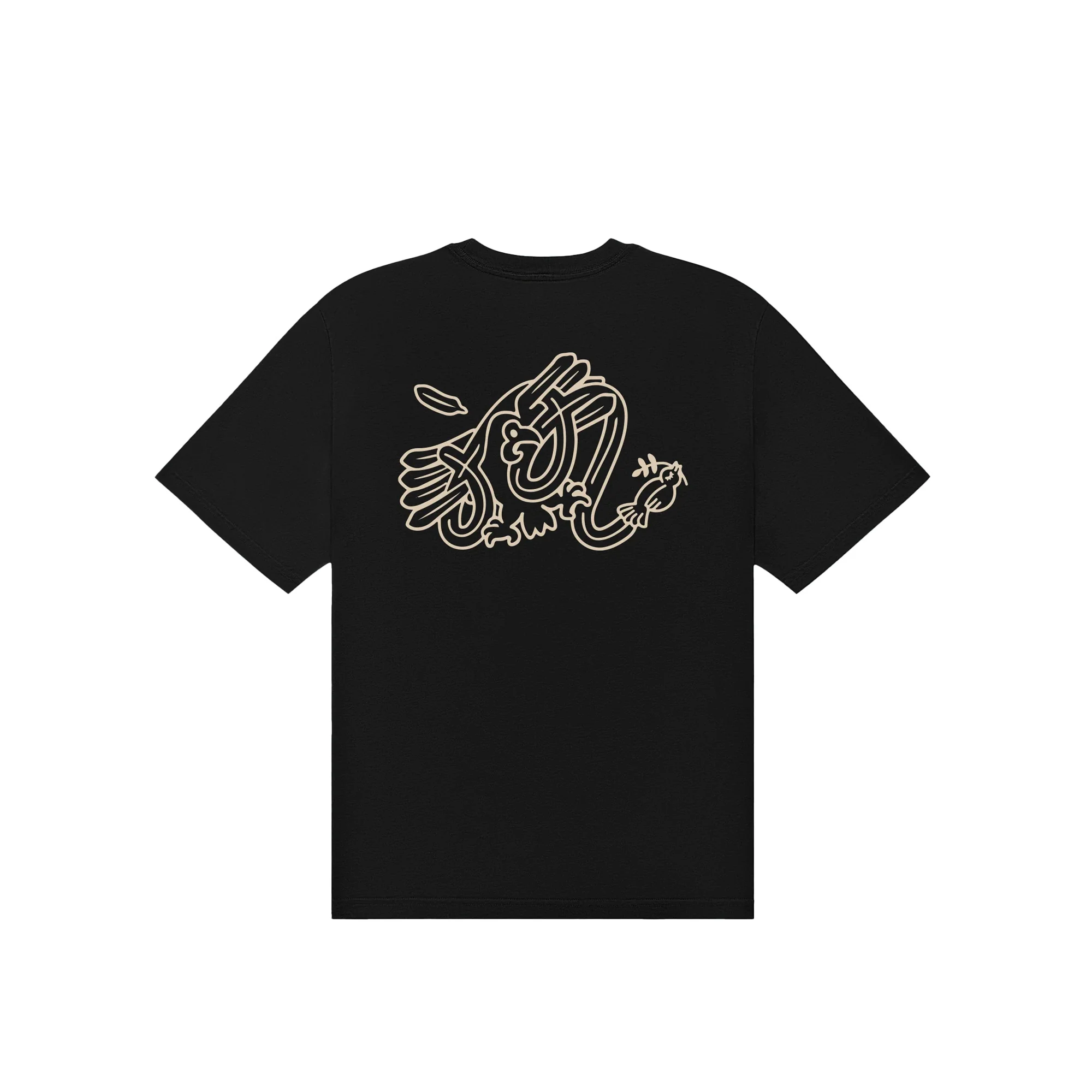 Malbon Golf Mens Bermuda Hawk & Dove Tee - Image 3