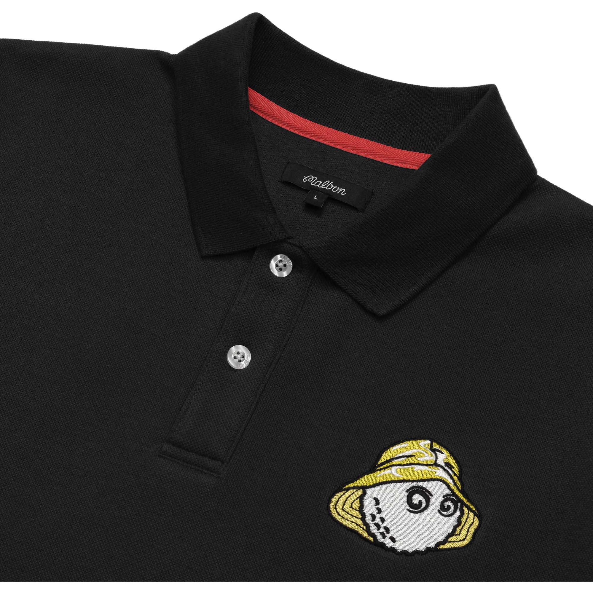 Malbon Golf Mens Buckets City Performance Pique Polo Shirt - Image 2