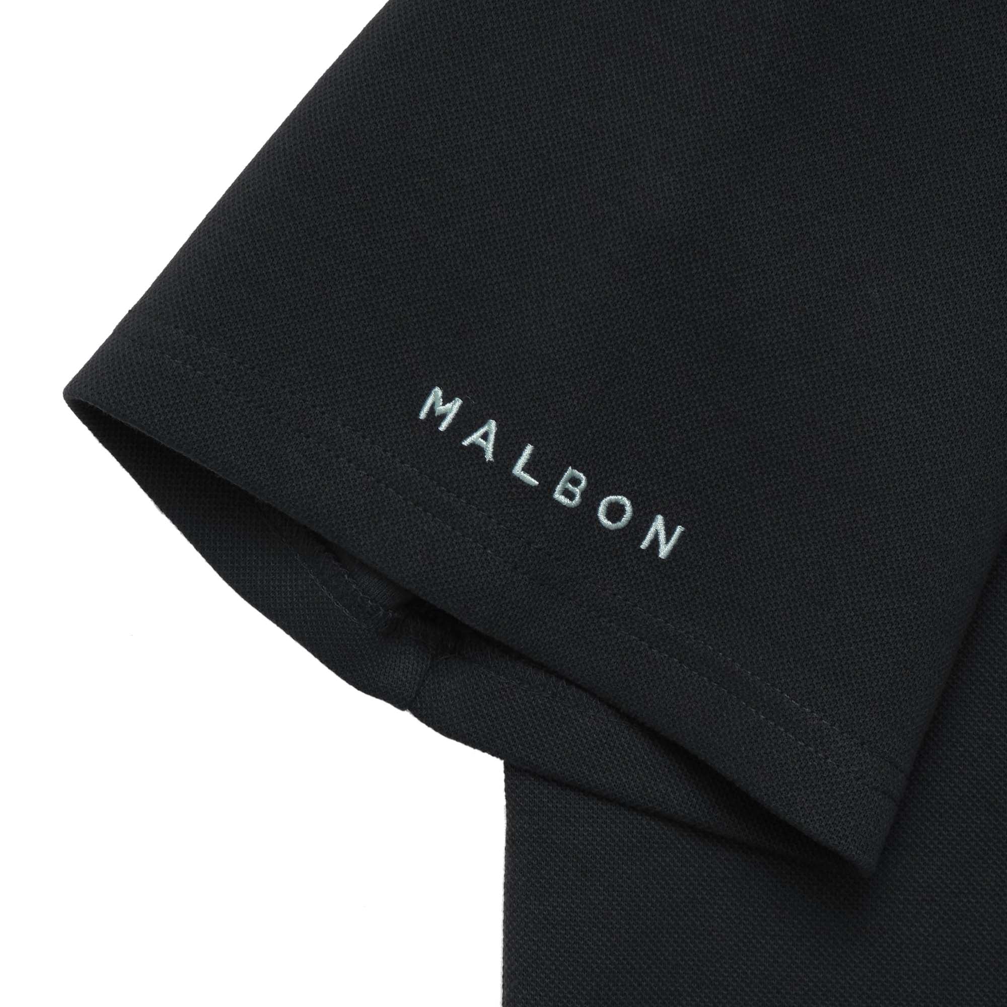 Malbon Golf Mens Buckets City Performance Pique Polo Shirt - Image 3
