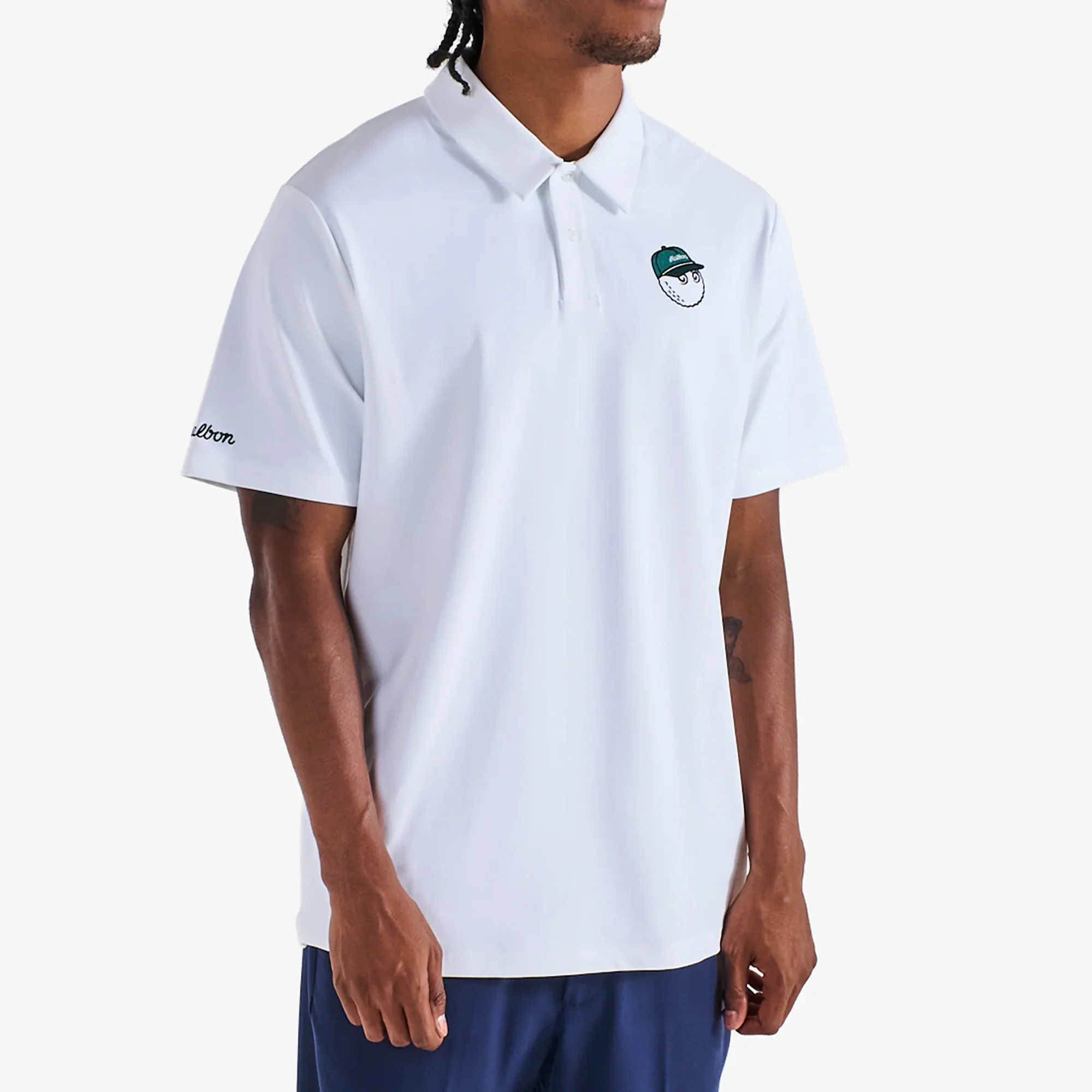 Malbon Golf Mens Fairway Baldwin Polo Shirt - Image 4