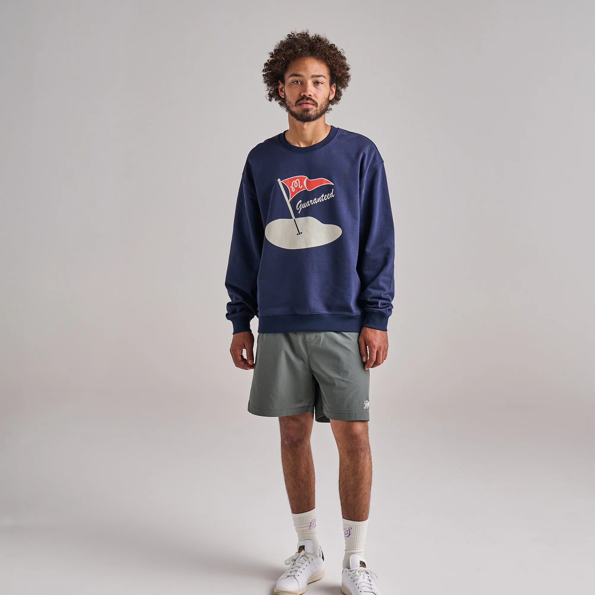 Malbon Golf Mens Hillside Crewneck - Image 2