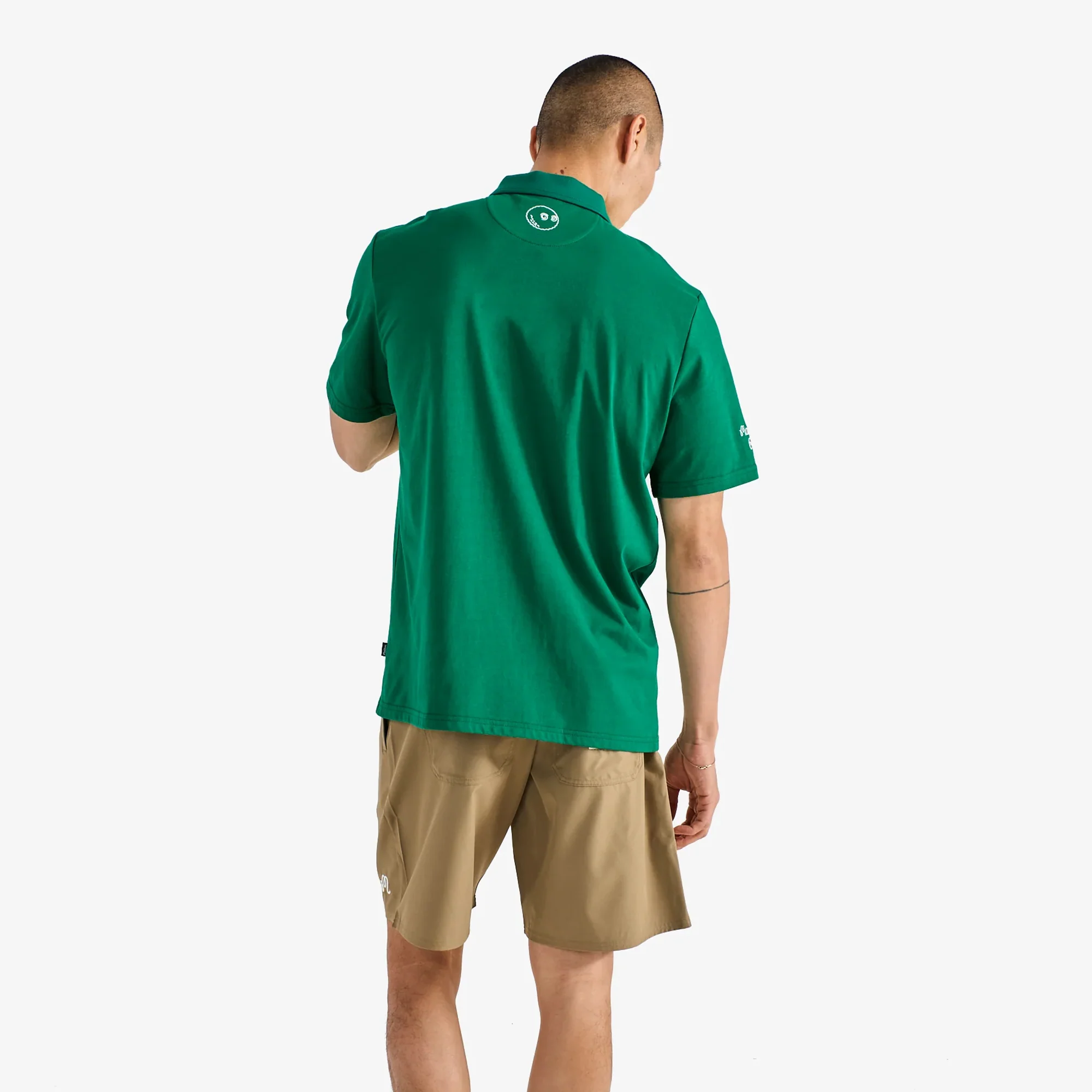 Malbon Golf Mens Jovis Solid Polo Shirt - Image 4