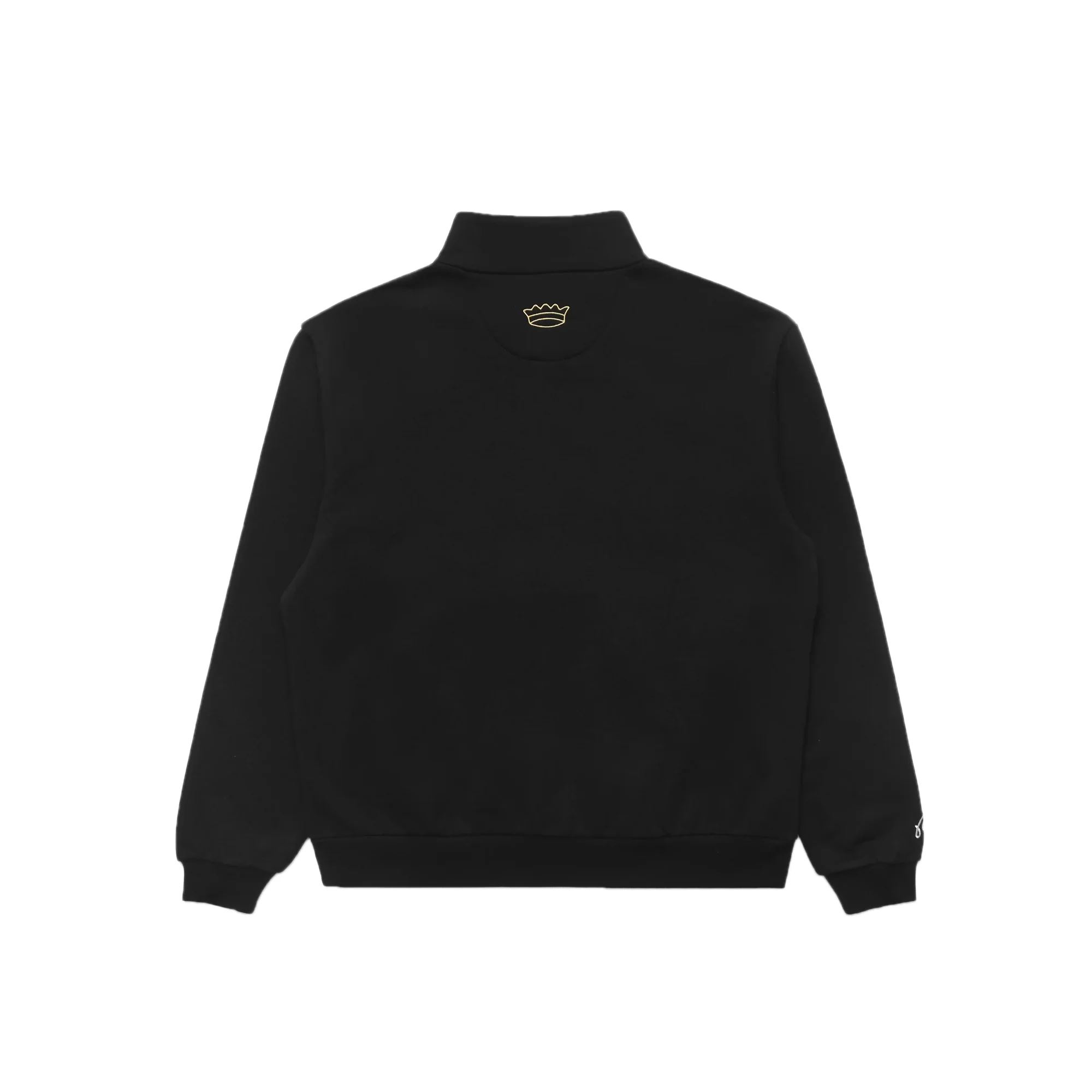 Malbon Golf Mens Trophy Quarter Zip Fleece Sweatshirt - Image 2