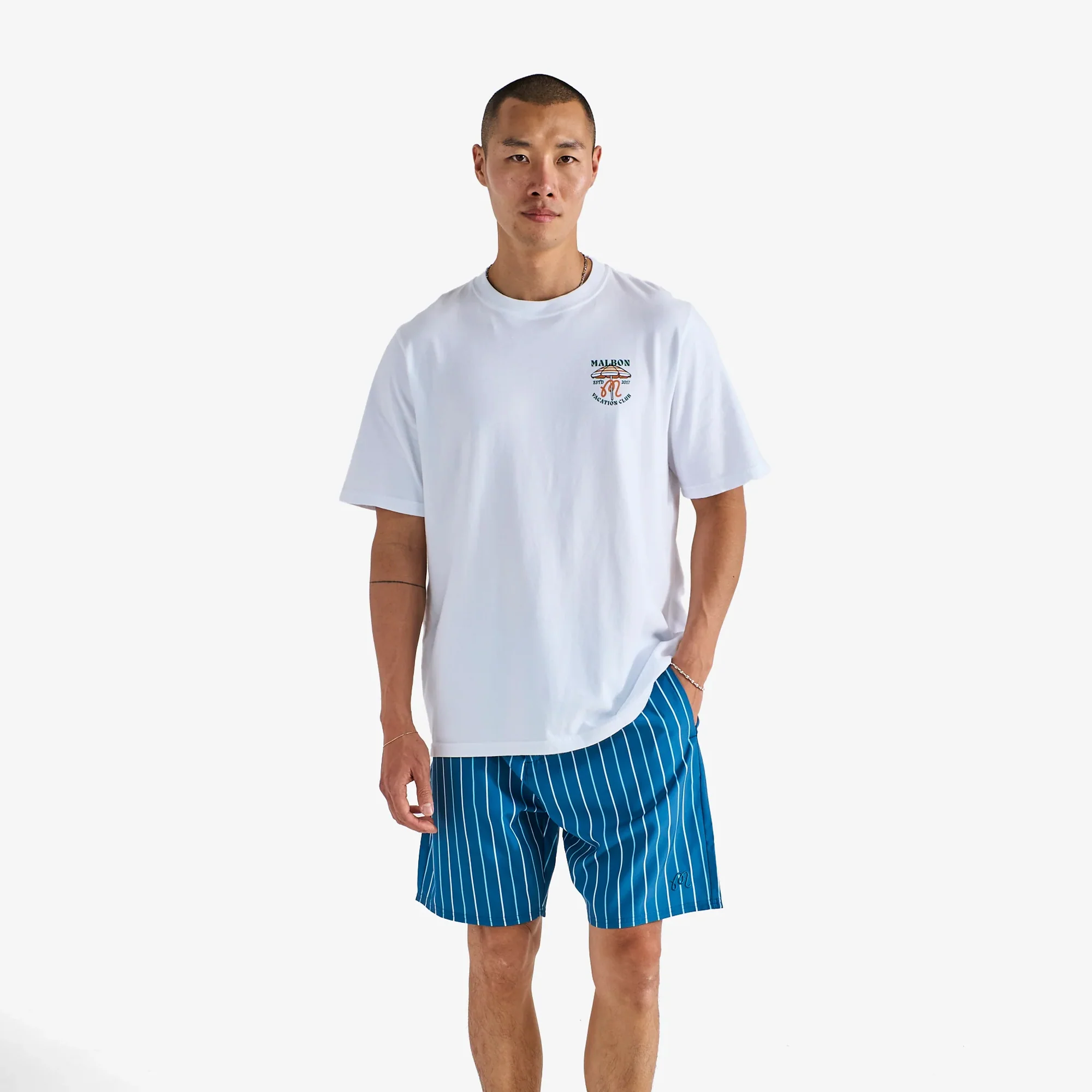 Malbon Golf Mens Vacation Club SS Tee - Image 3