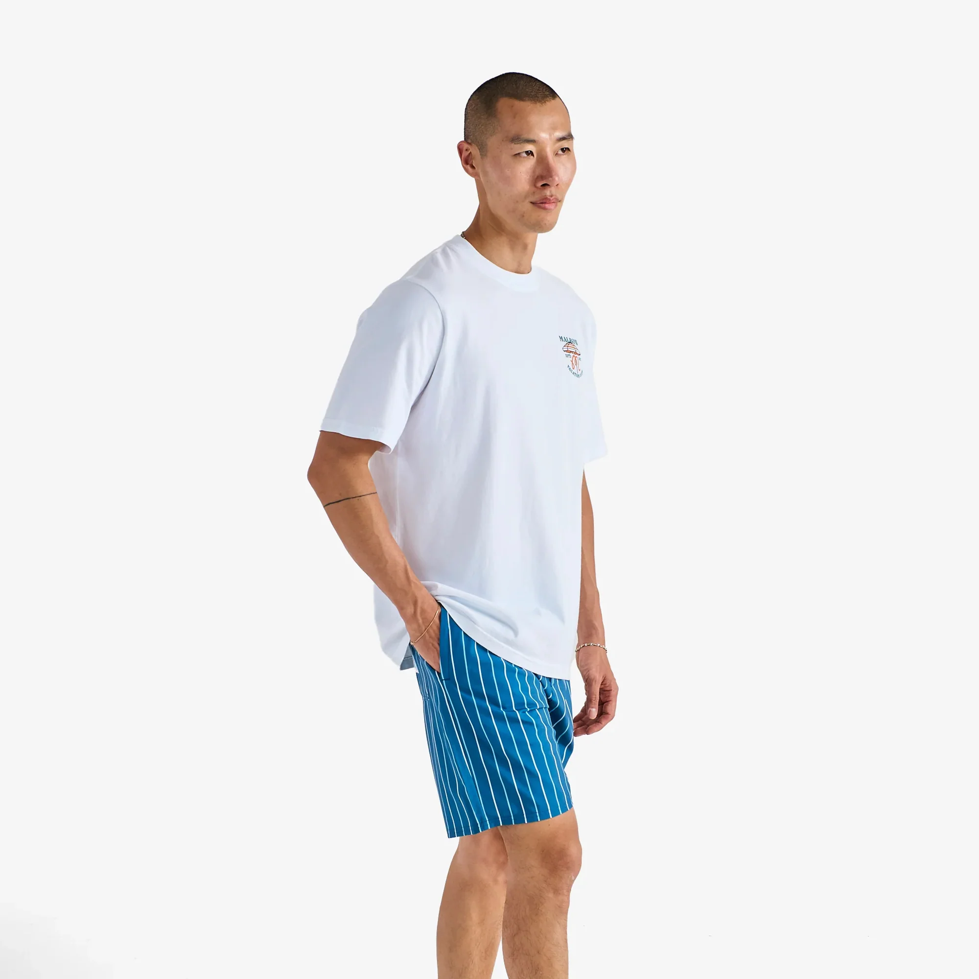 Malbon Golf Mens Vacation Club SS Tee - Image 4