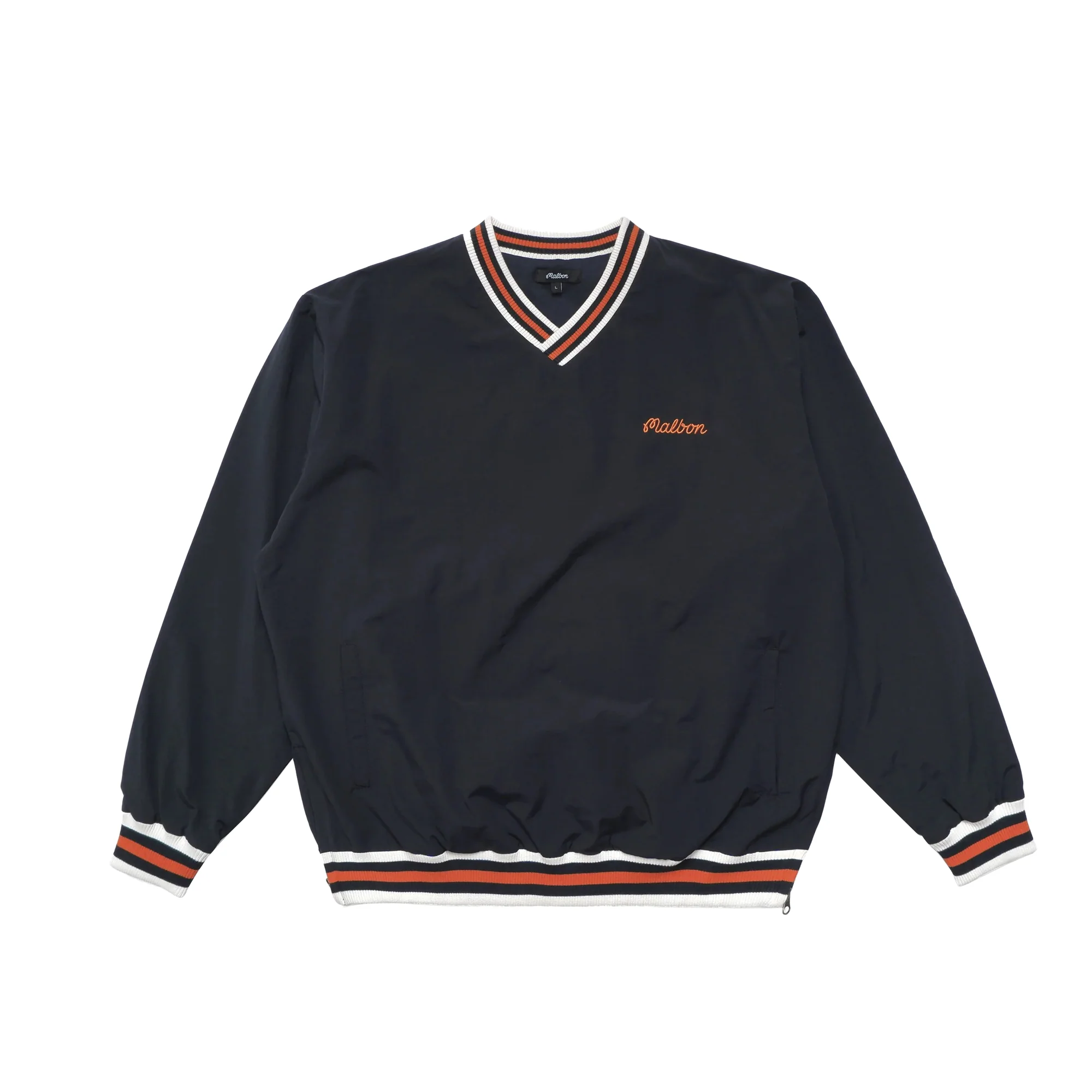 Malbon Golf Mens Varsity Nylon Pullover