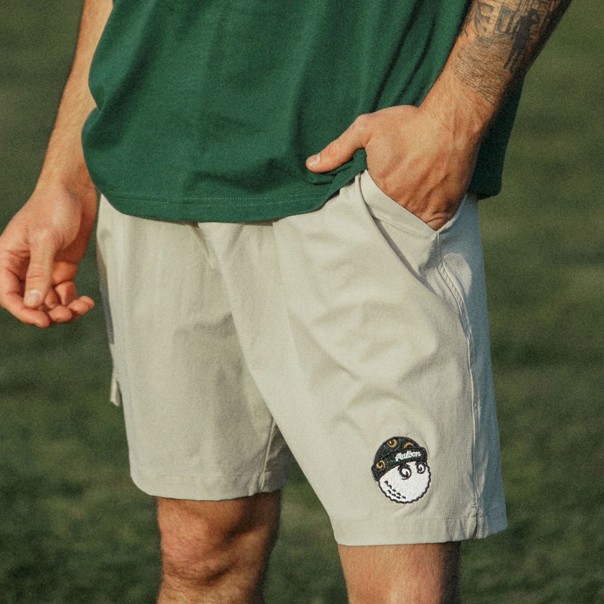 Malbon Golf Mens Wiz Shorts - Image 2