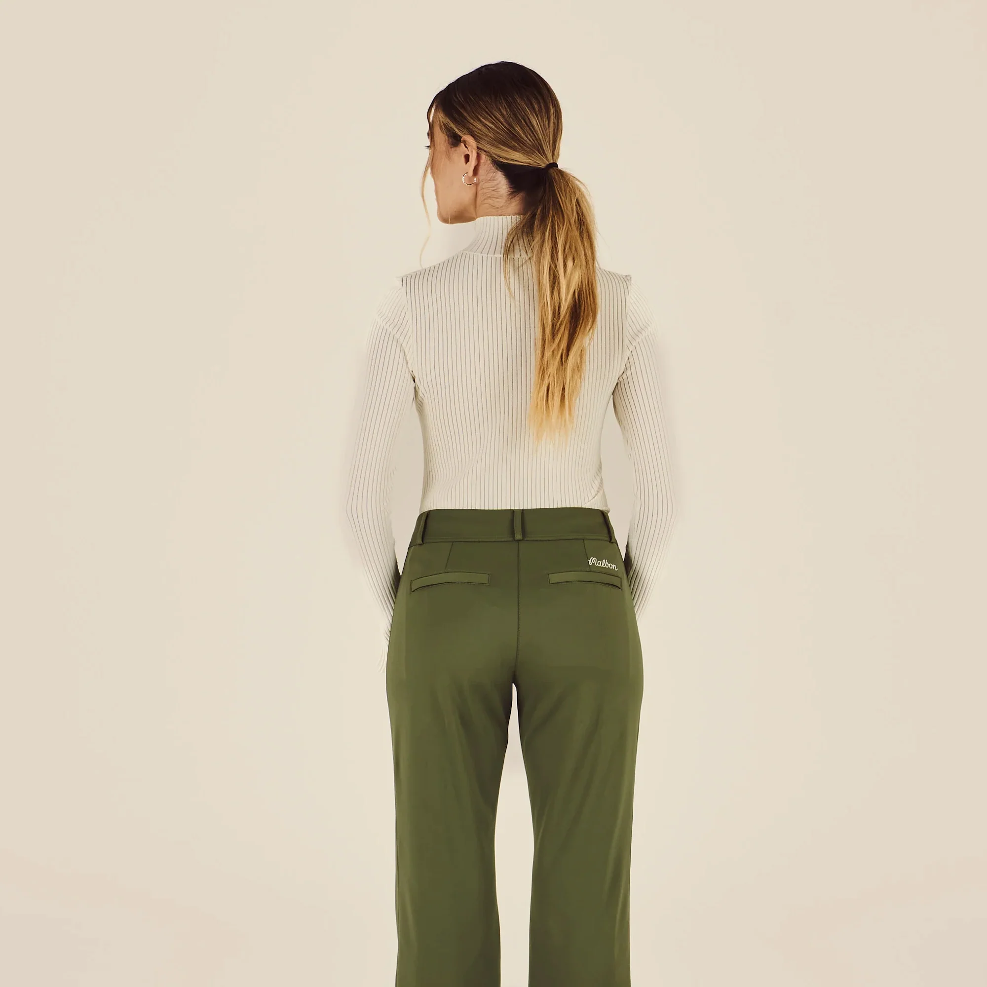 Malbon Golf Womens Monika Turtleneck Shirt - Image 3