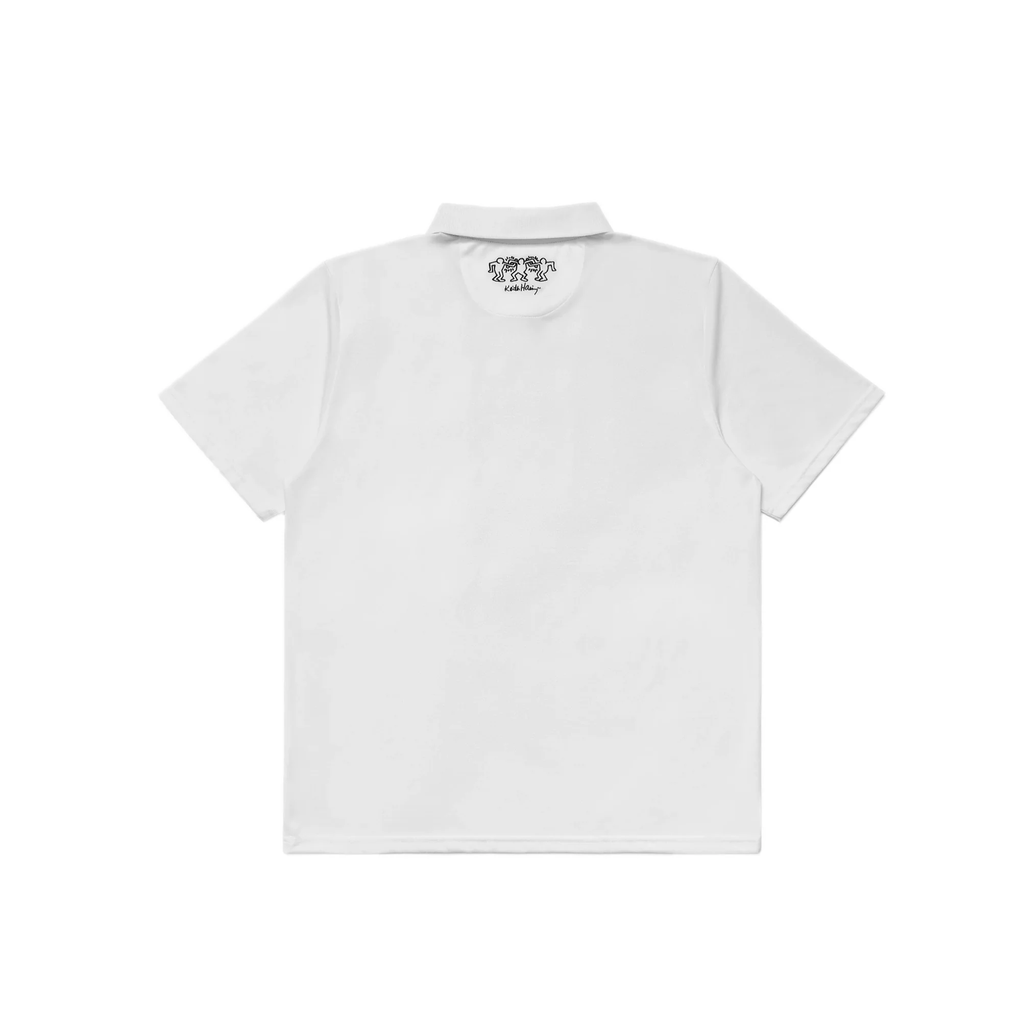 Malbon x Keith Haring Mens Performance Pigue Polo Shirt - Image 2