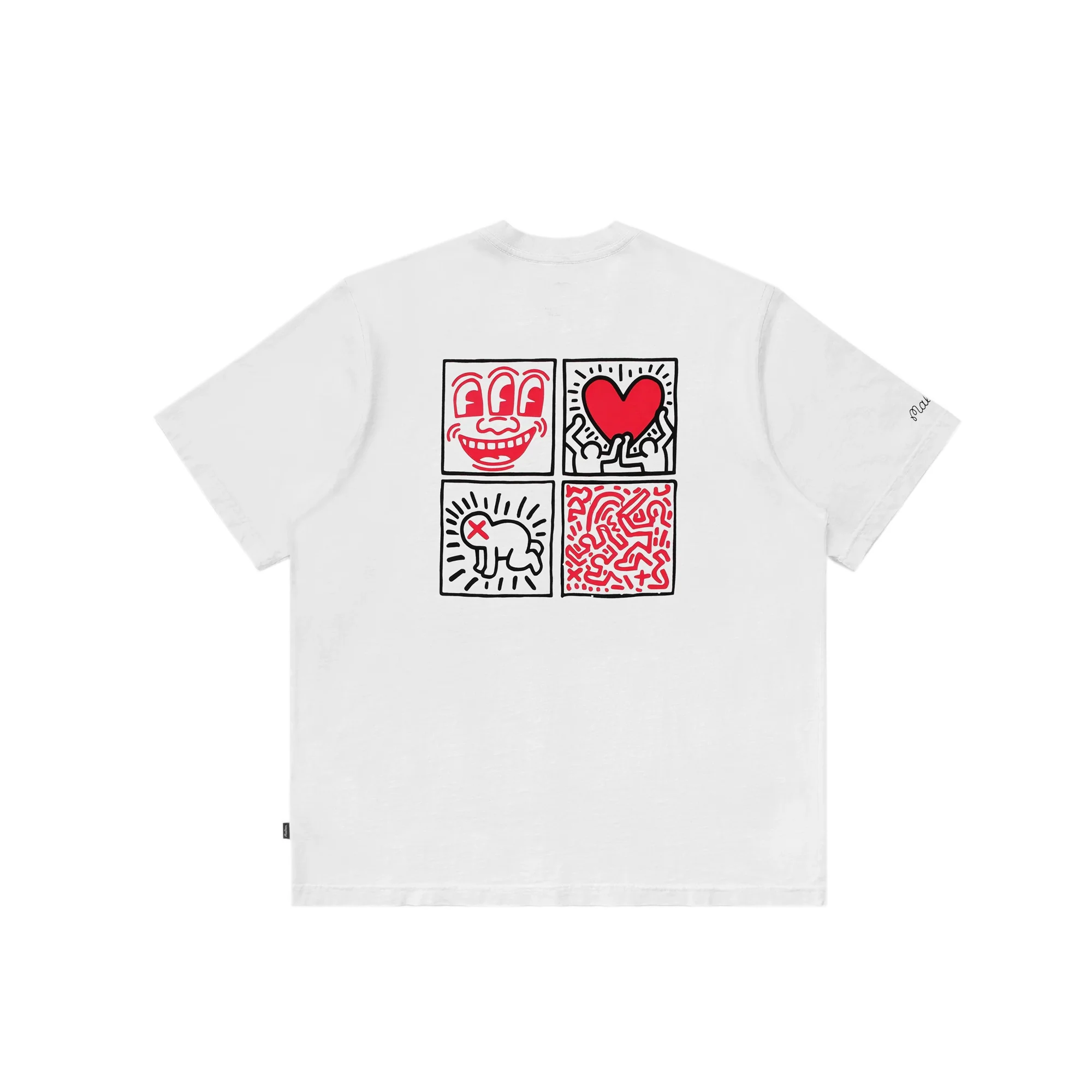 Malbon x Keith Haring Mens Pocket Tee - Image 2