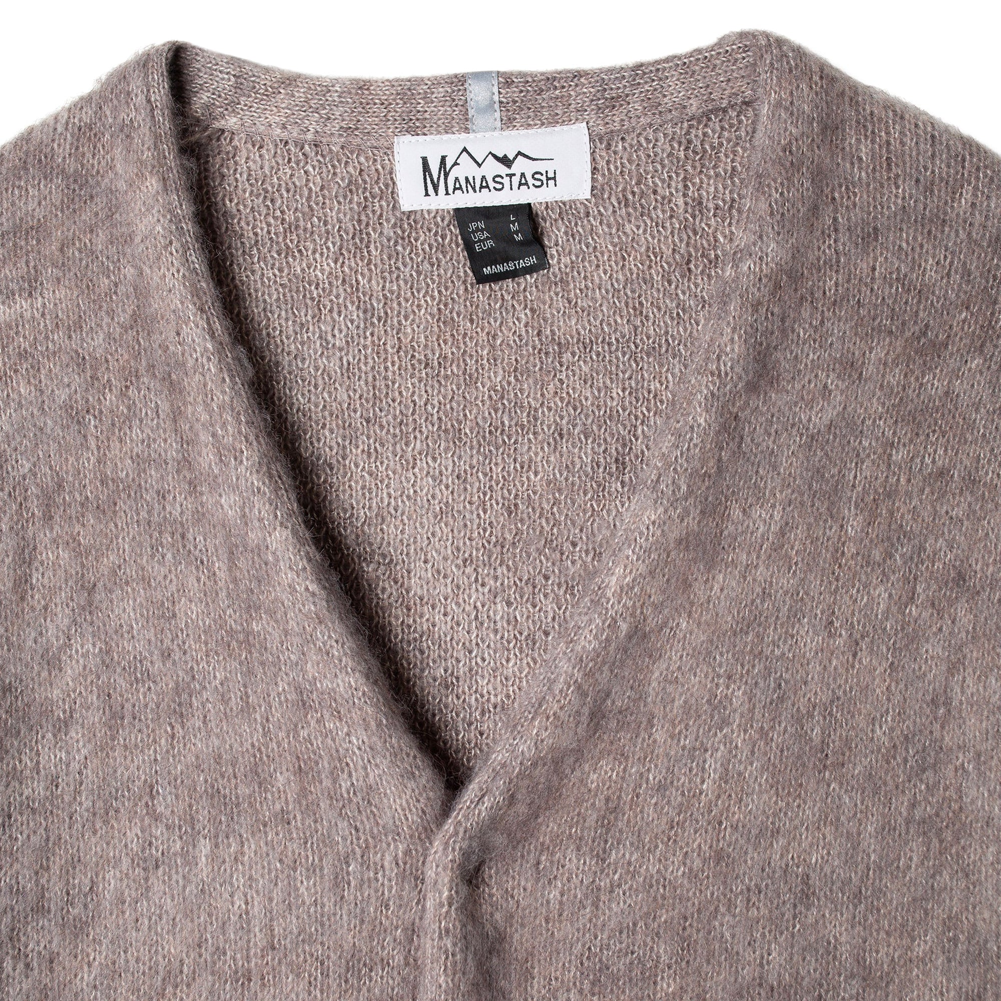 Manastash Mens Aberdeen Kurtigan (Light Grey) - Image 4