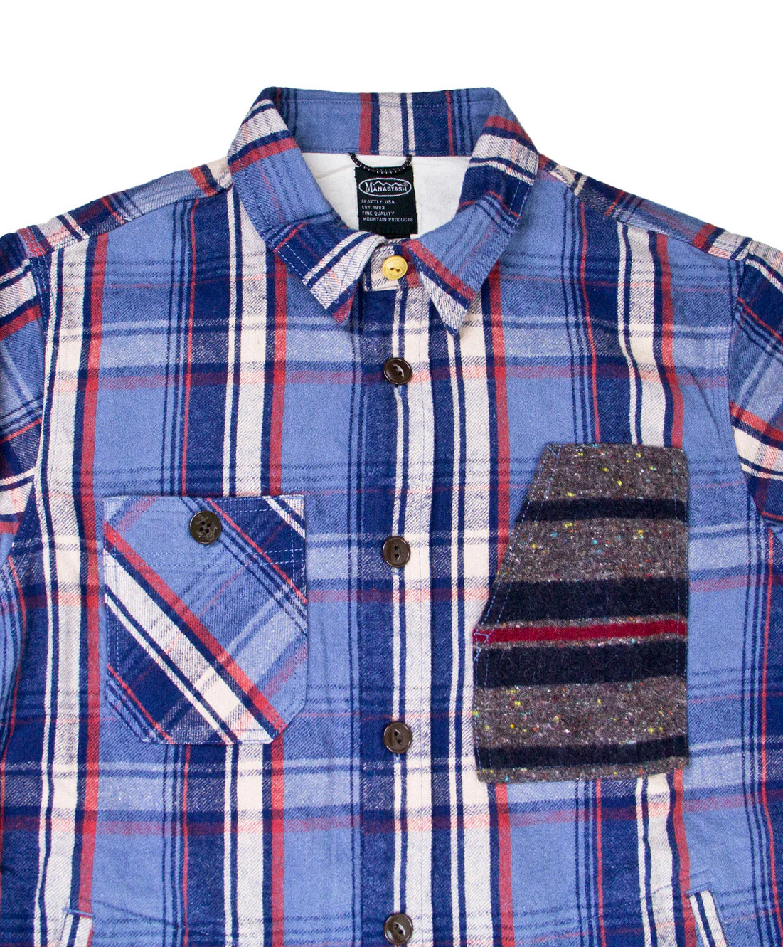 Manastash: Crazy Lumber Button Up (Blue) - Image 2