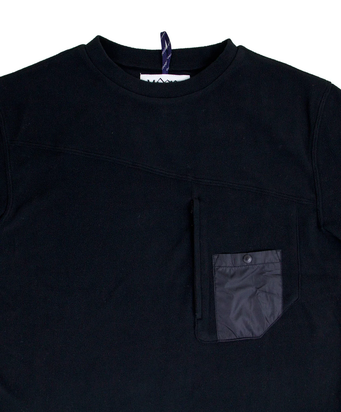 Manastash Men's Micro Fleece Pocket T-Shirt - Black - Image 2