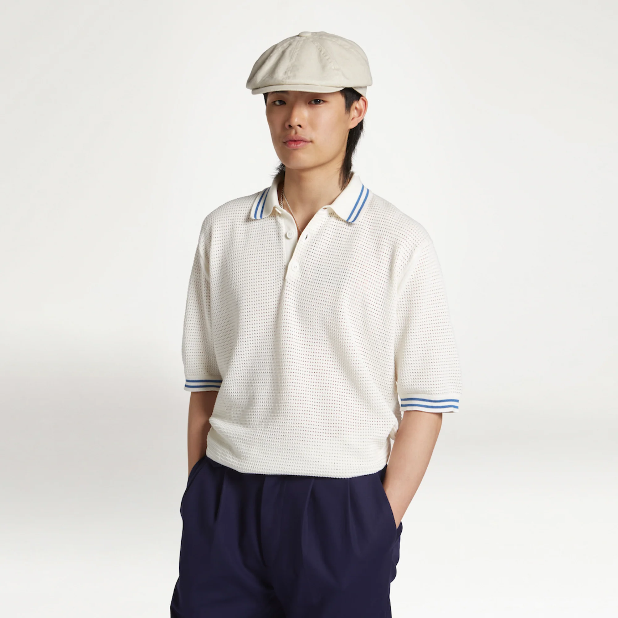Manors Linen Baker Boy Cap - Image 2