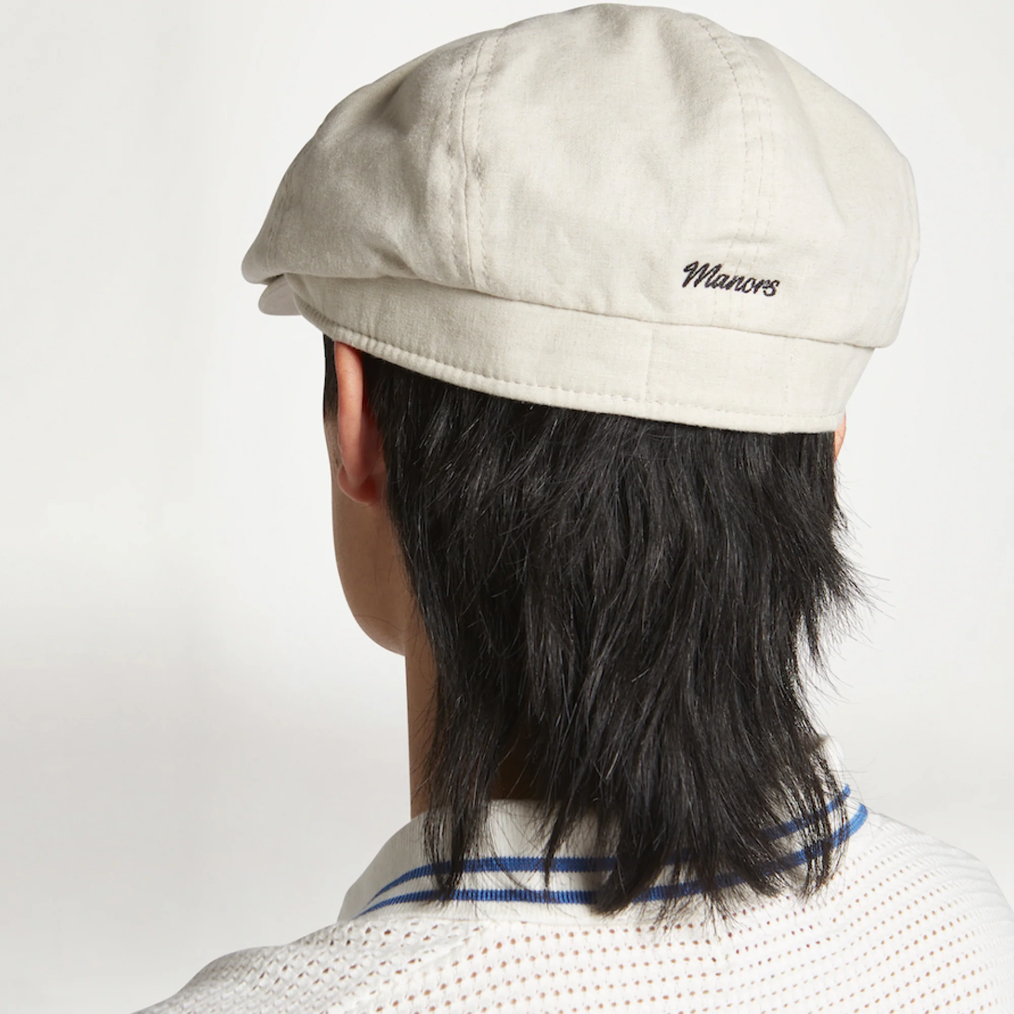 Manors Linen Baker Boy Cap - Image 4