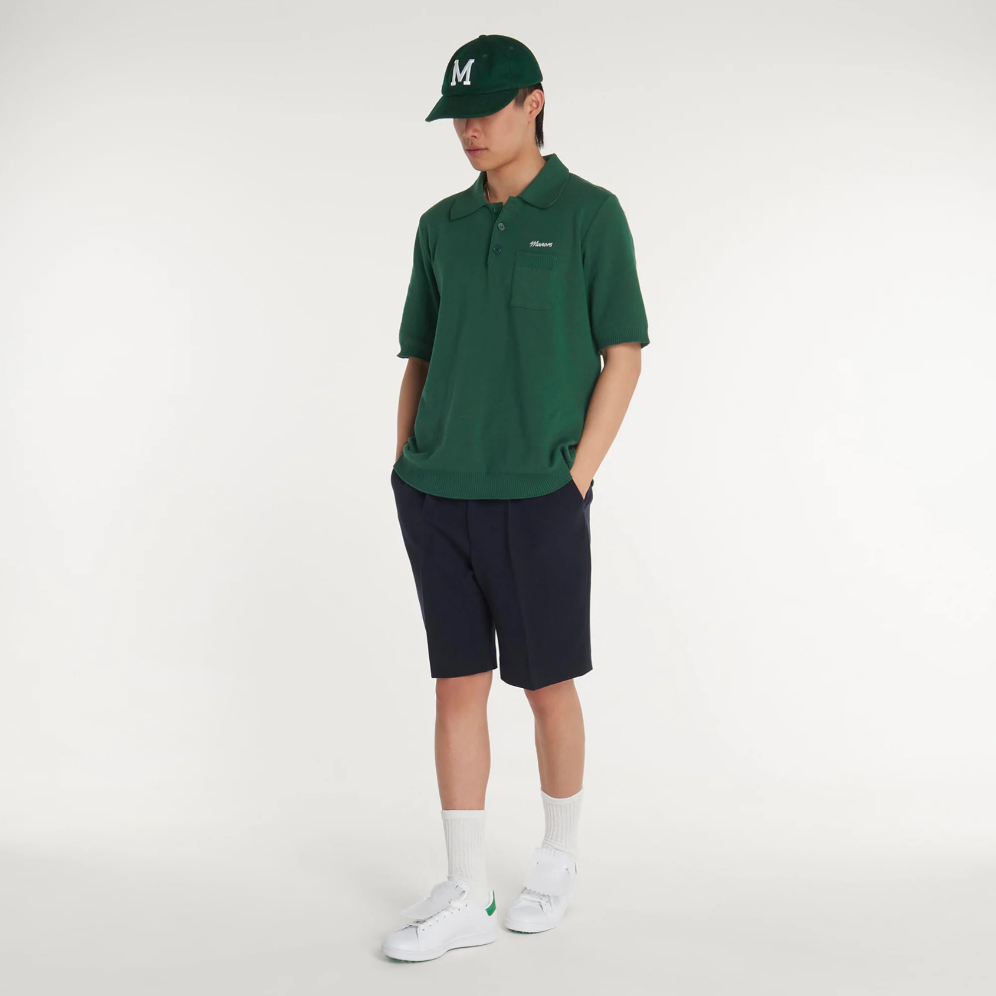 Manors Mens Wool Cap 'Green' - Image 3