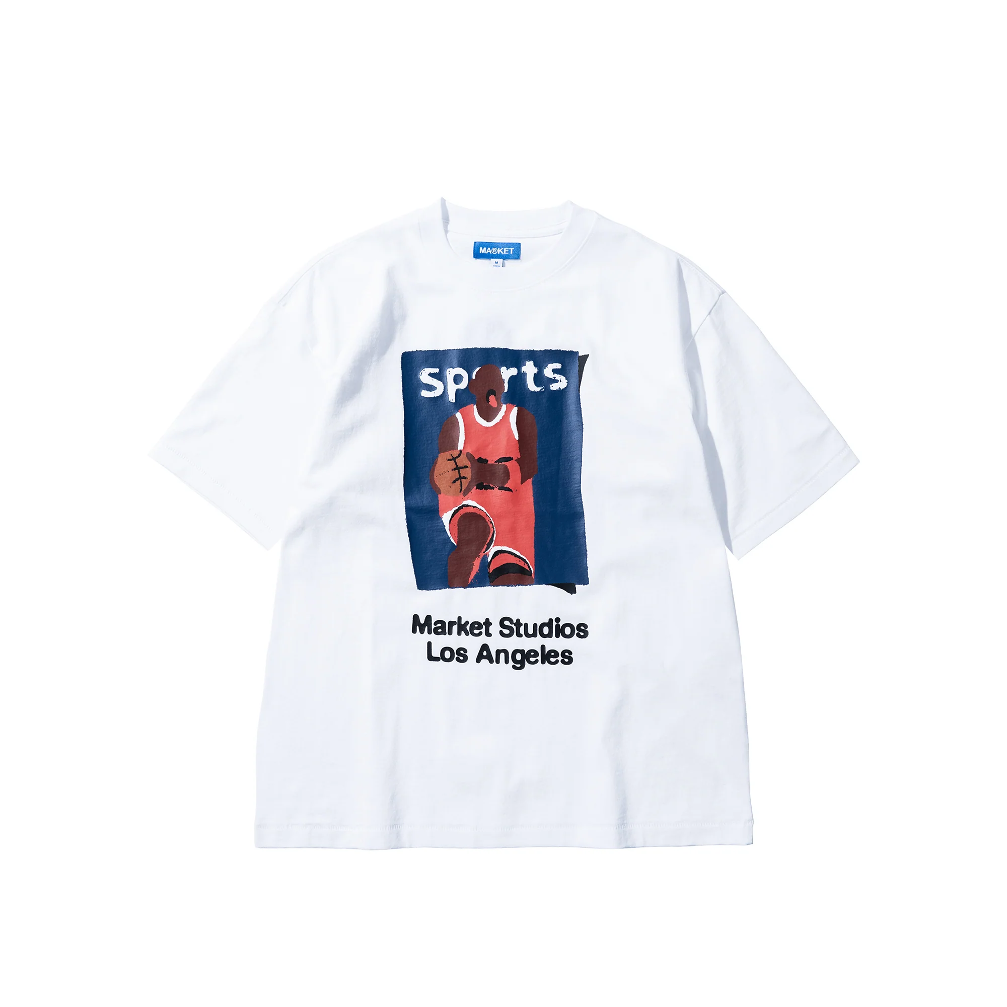 Market Mens Illustrated Basketball Tee
