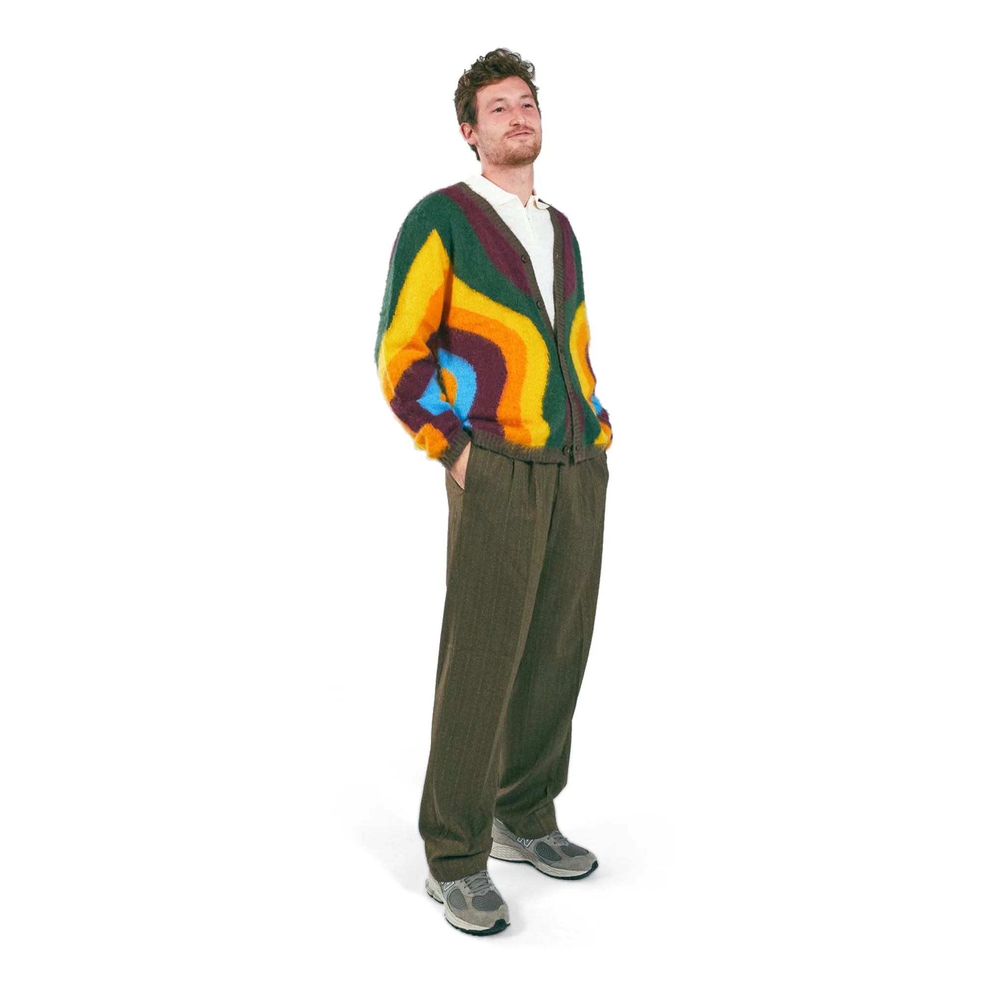 Market Mens Jazz Night Mohair Cardigan - Image 3