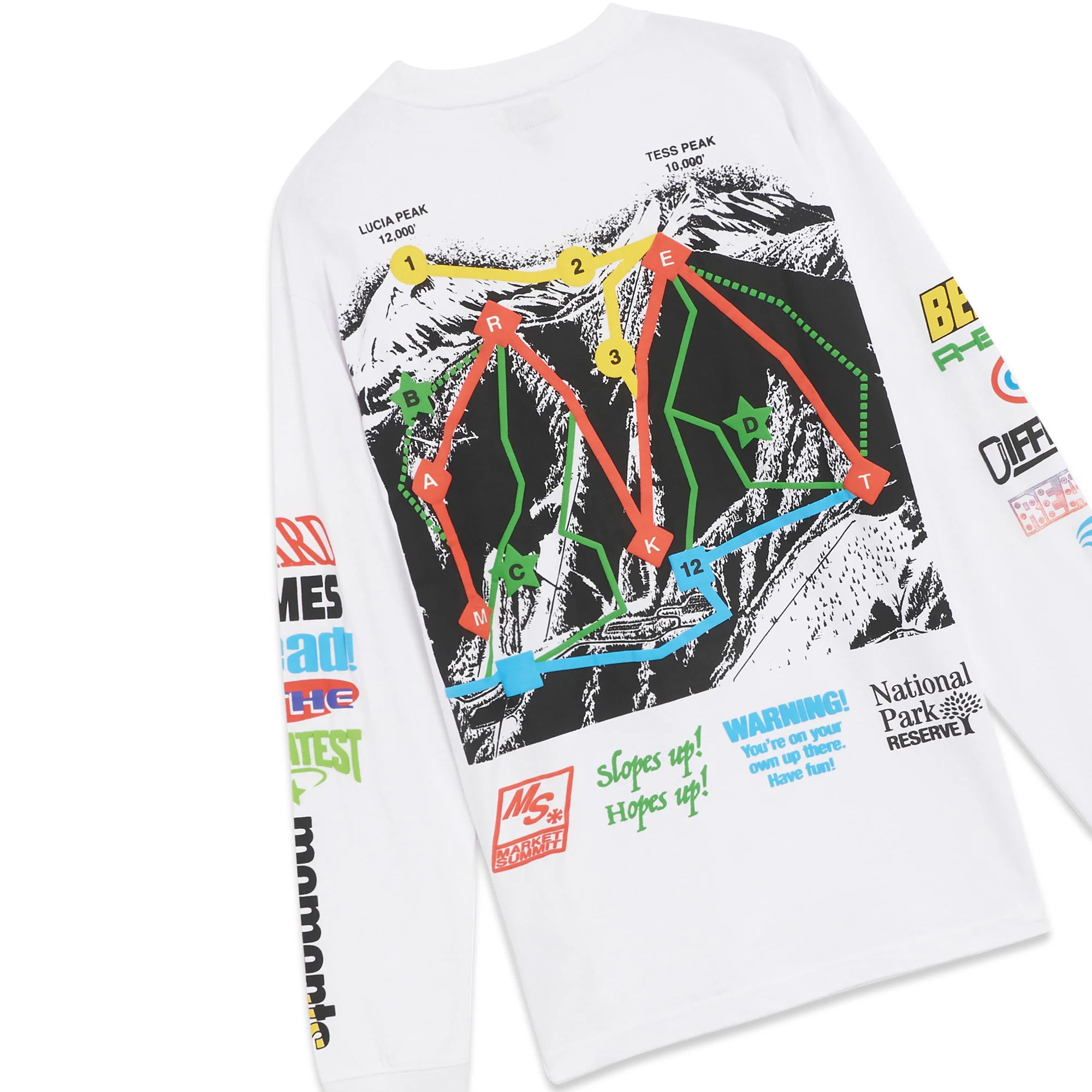 Market Mens Slopes Up LS Tee - Image 3