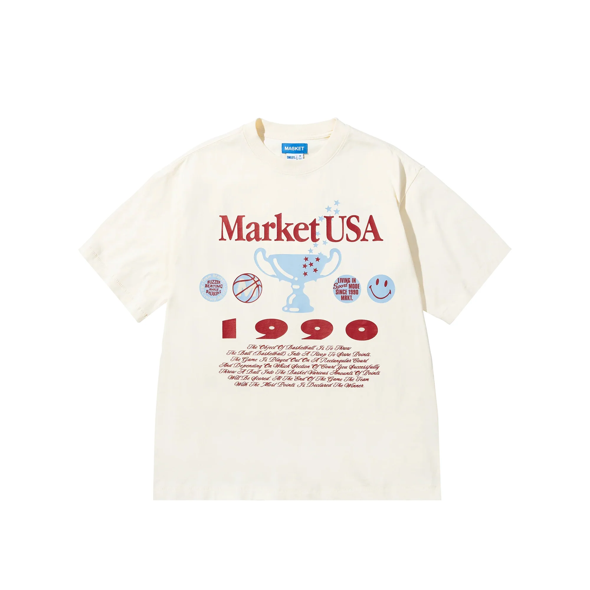 Market Mens Smiley 1990 Tee
