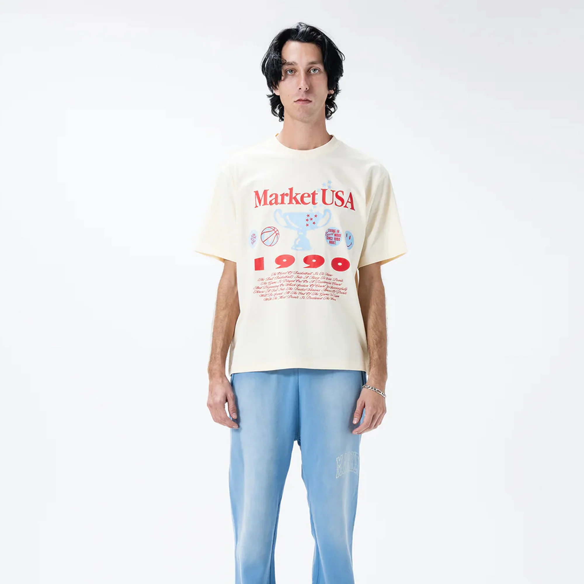 Market Mens Smiley 1990 Tee - Image 2
