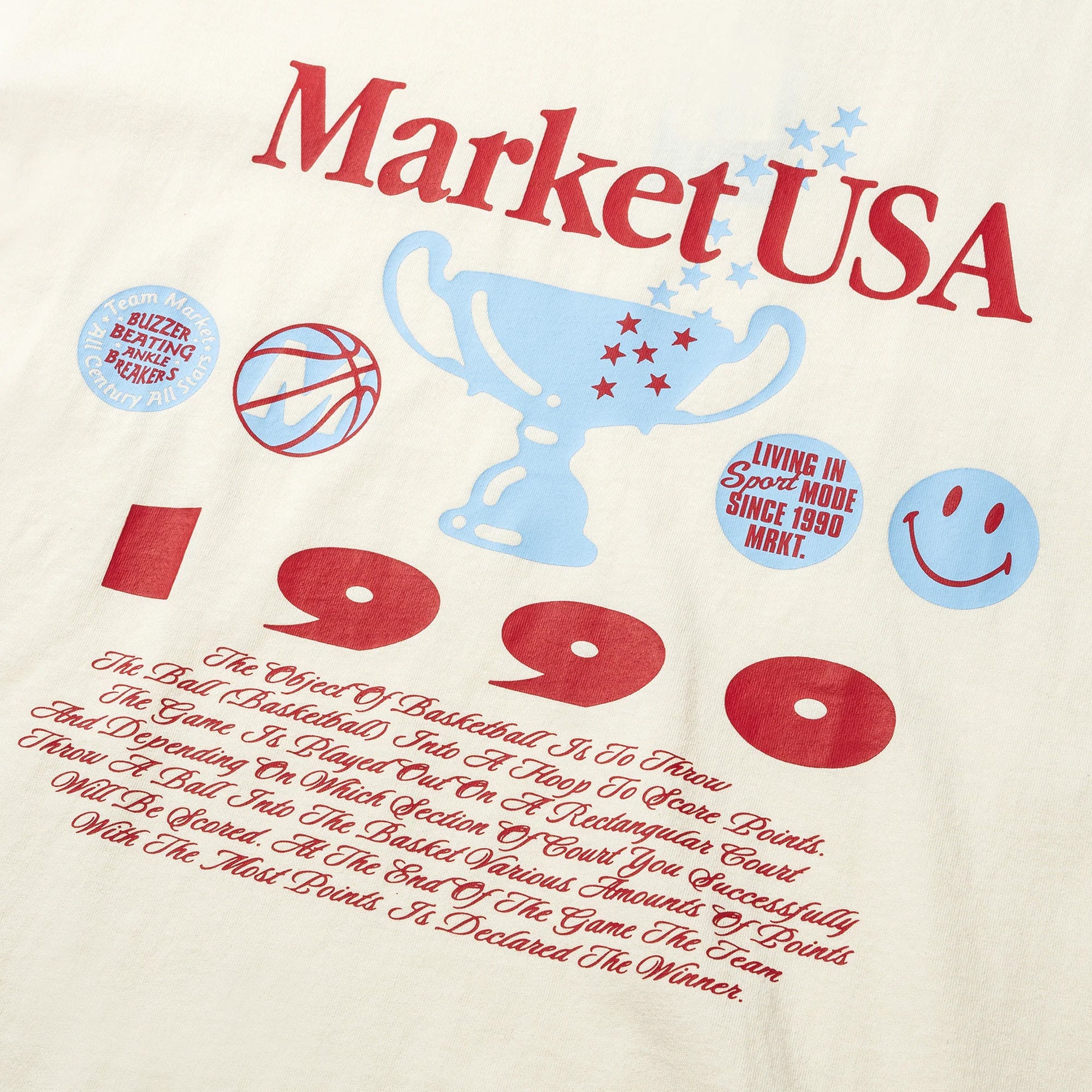 Market Mens Smiley 1990 Tee - Image 4