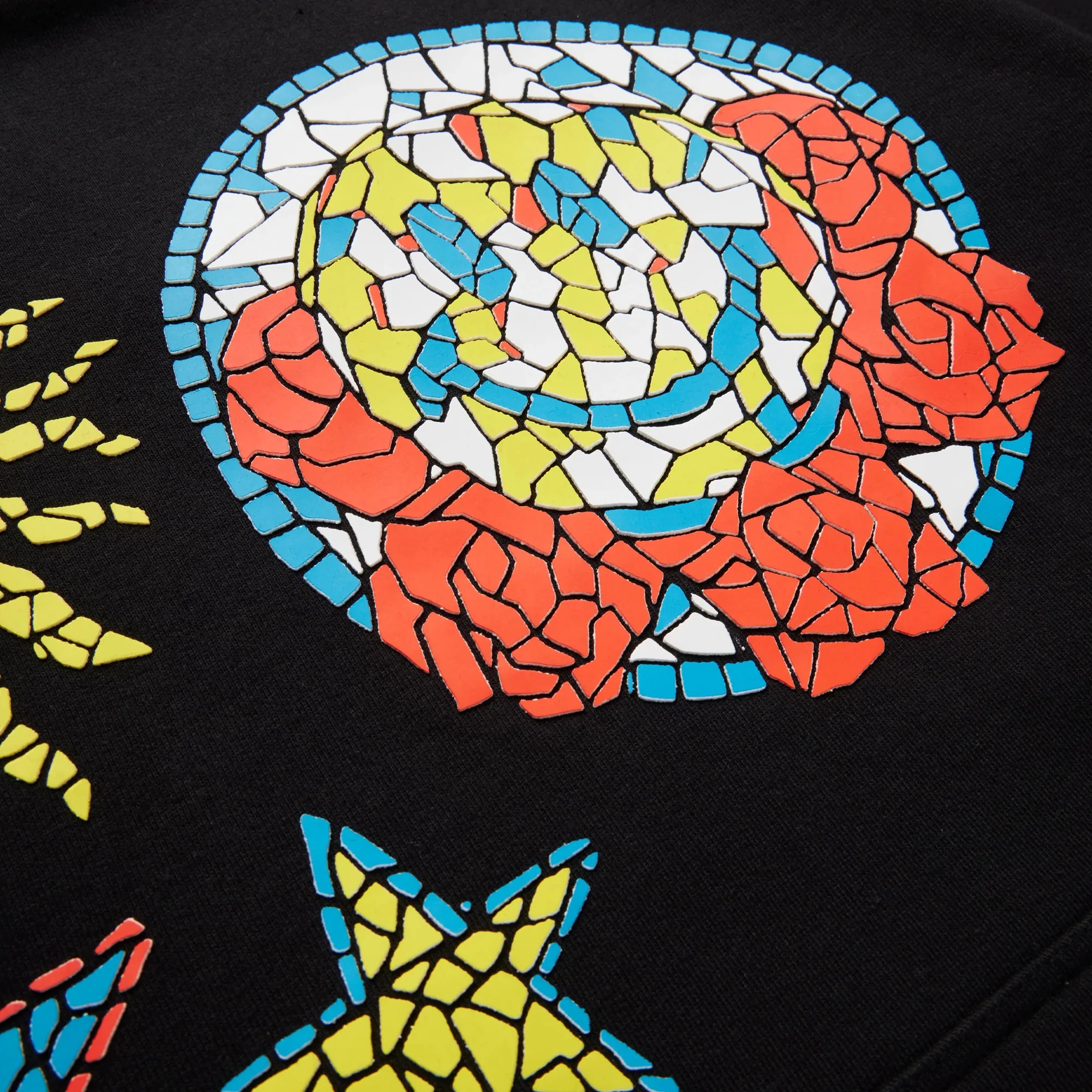 MARKET Mens Smiley Mosaic Hoodie - Image 3