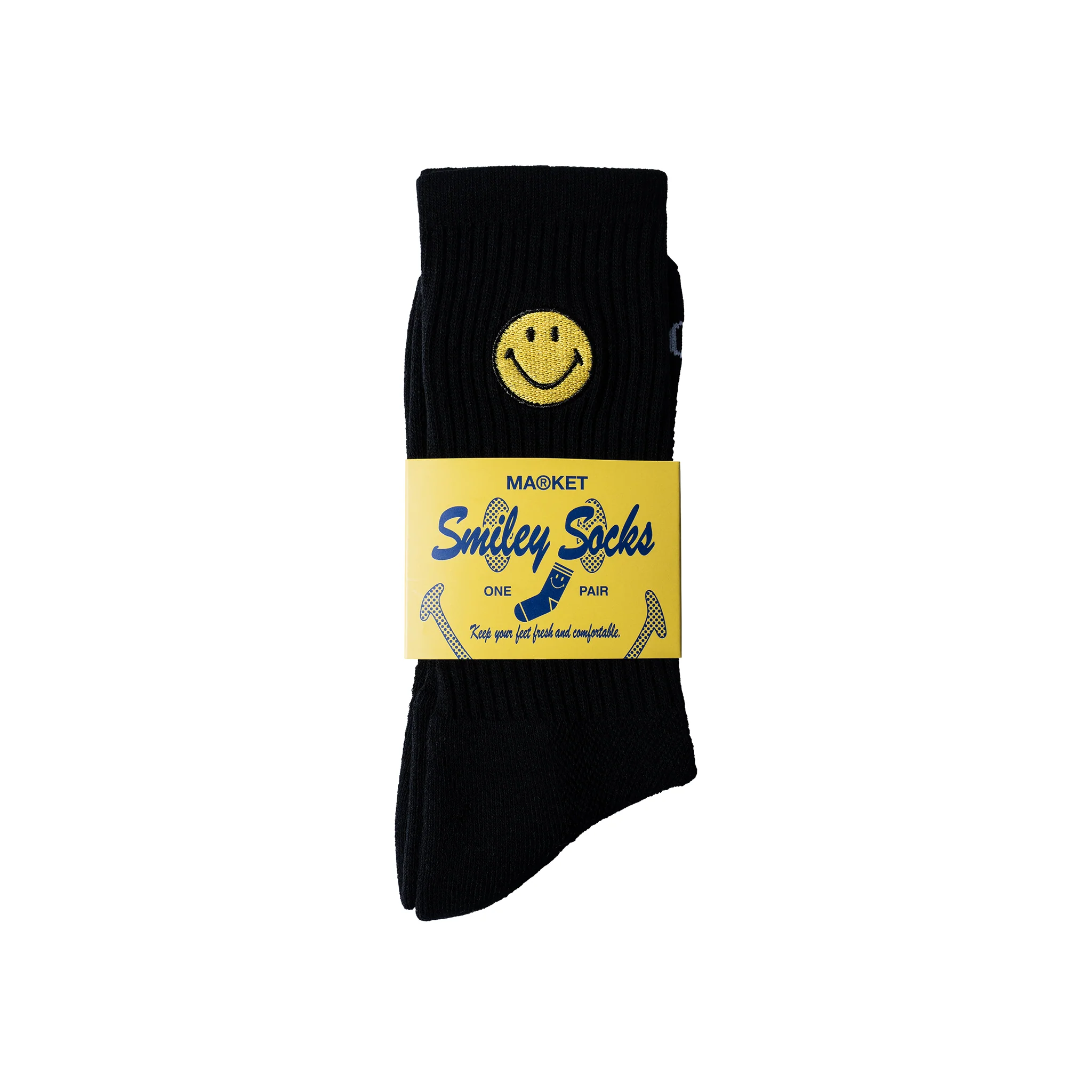 Market Smiley Badge Socks - Image 2
