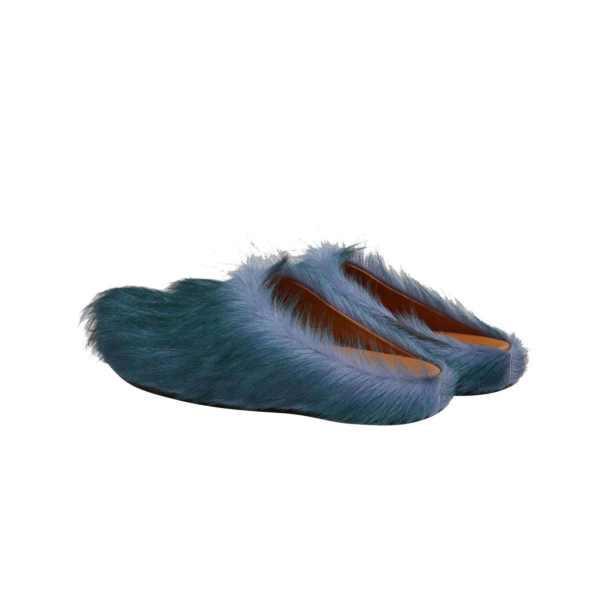 Marni Womens Long Hair Fussbett Sabot Mule - Image 3
