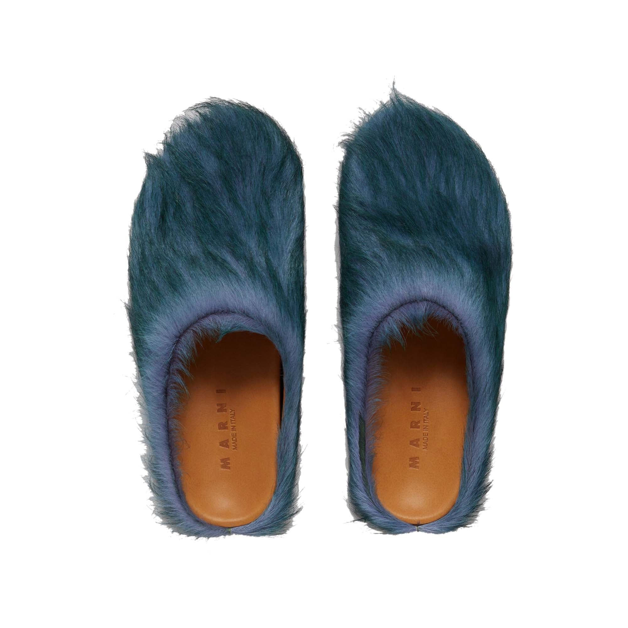 Marni Womens Long Hair Fussbett Sabot Mule - Image 4
