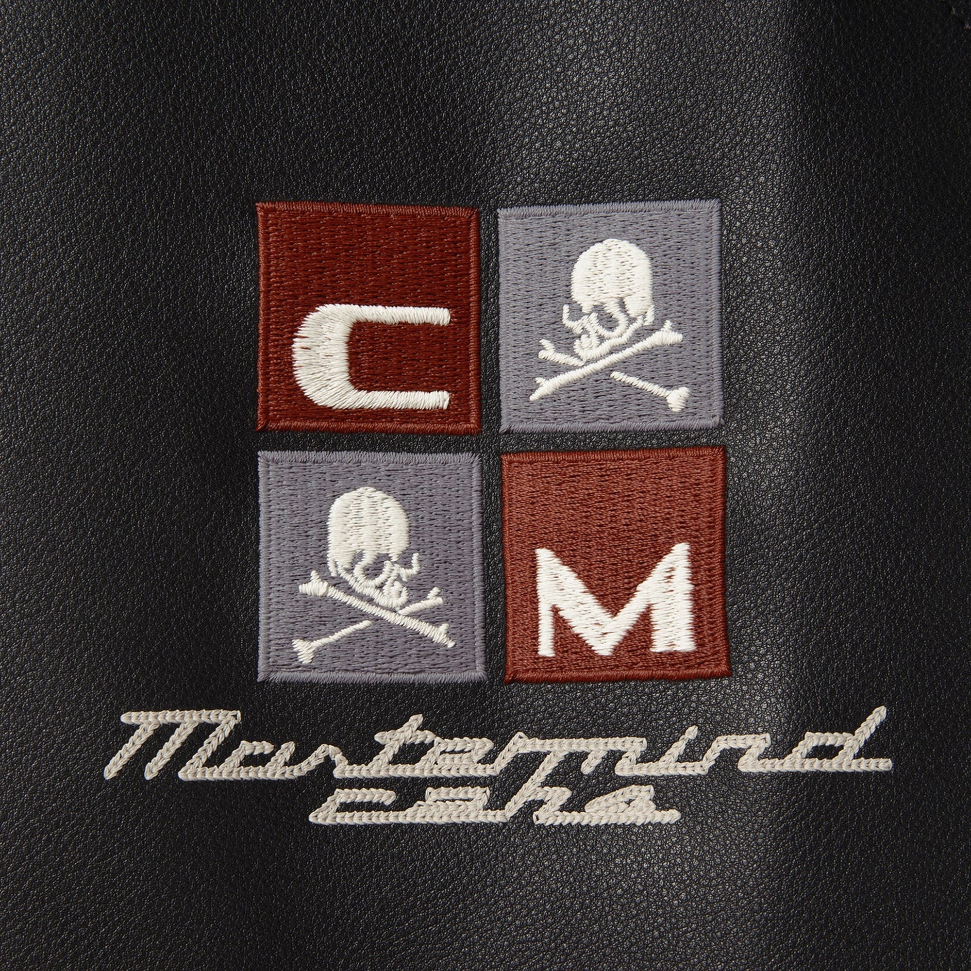 Mastermind JAPAN x C2H4 Mens Curvilinear Varsity Jacket - Image 4