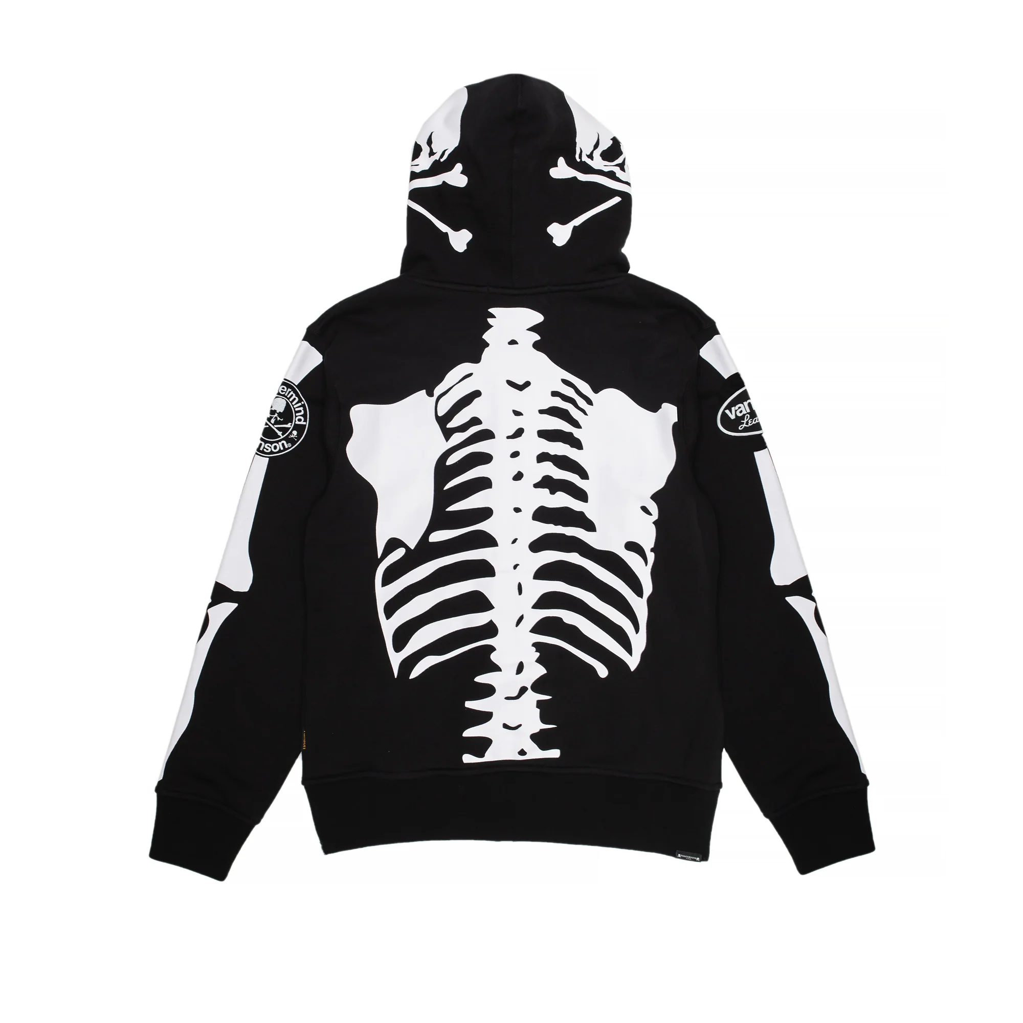 Mastermind WORLD x Vanson Mens Bone Zip Hoodie - Image 2