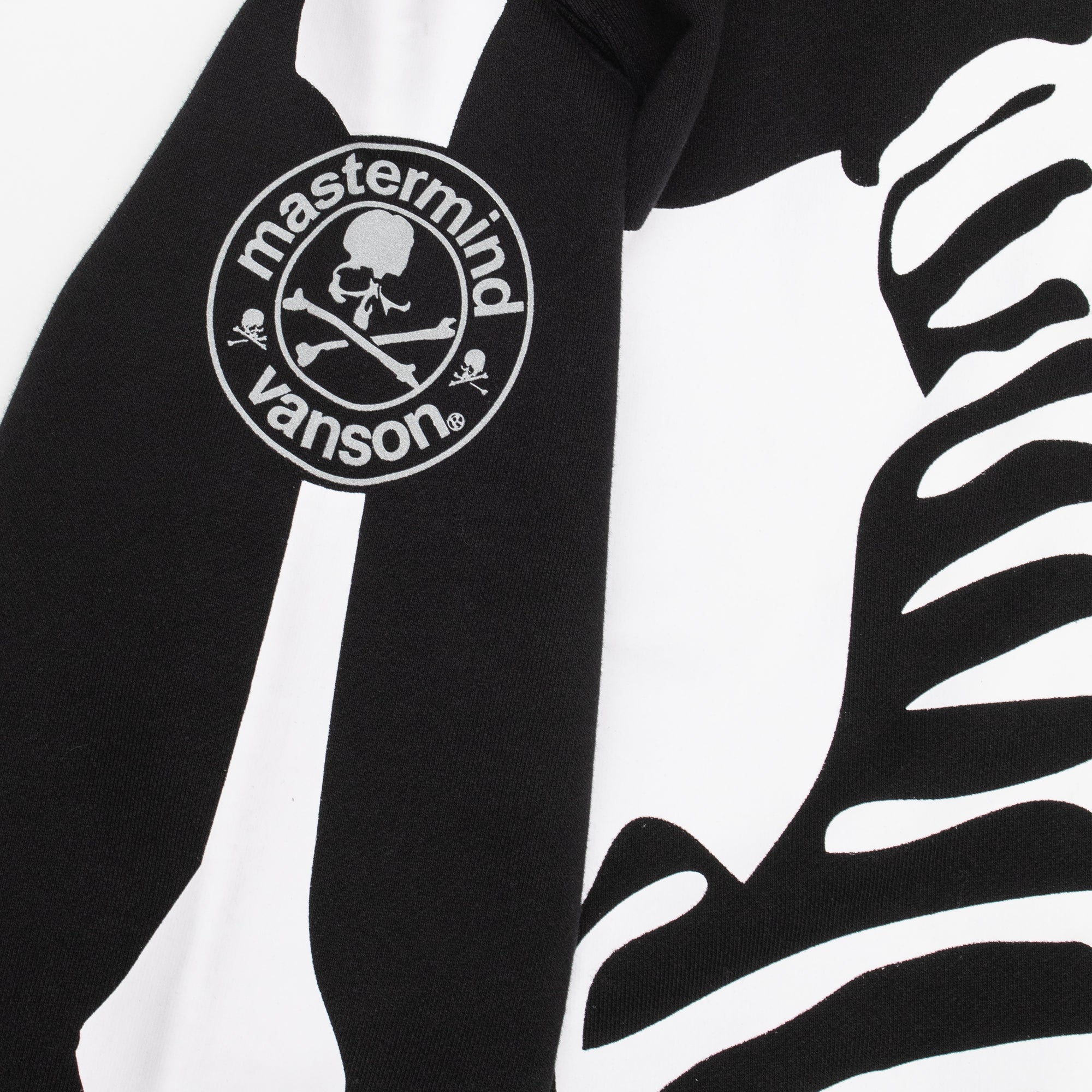 Mastermind WORLD x Vanson Mens Bone Zip Hoodie - Image 3