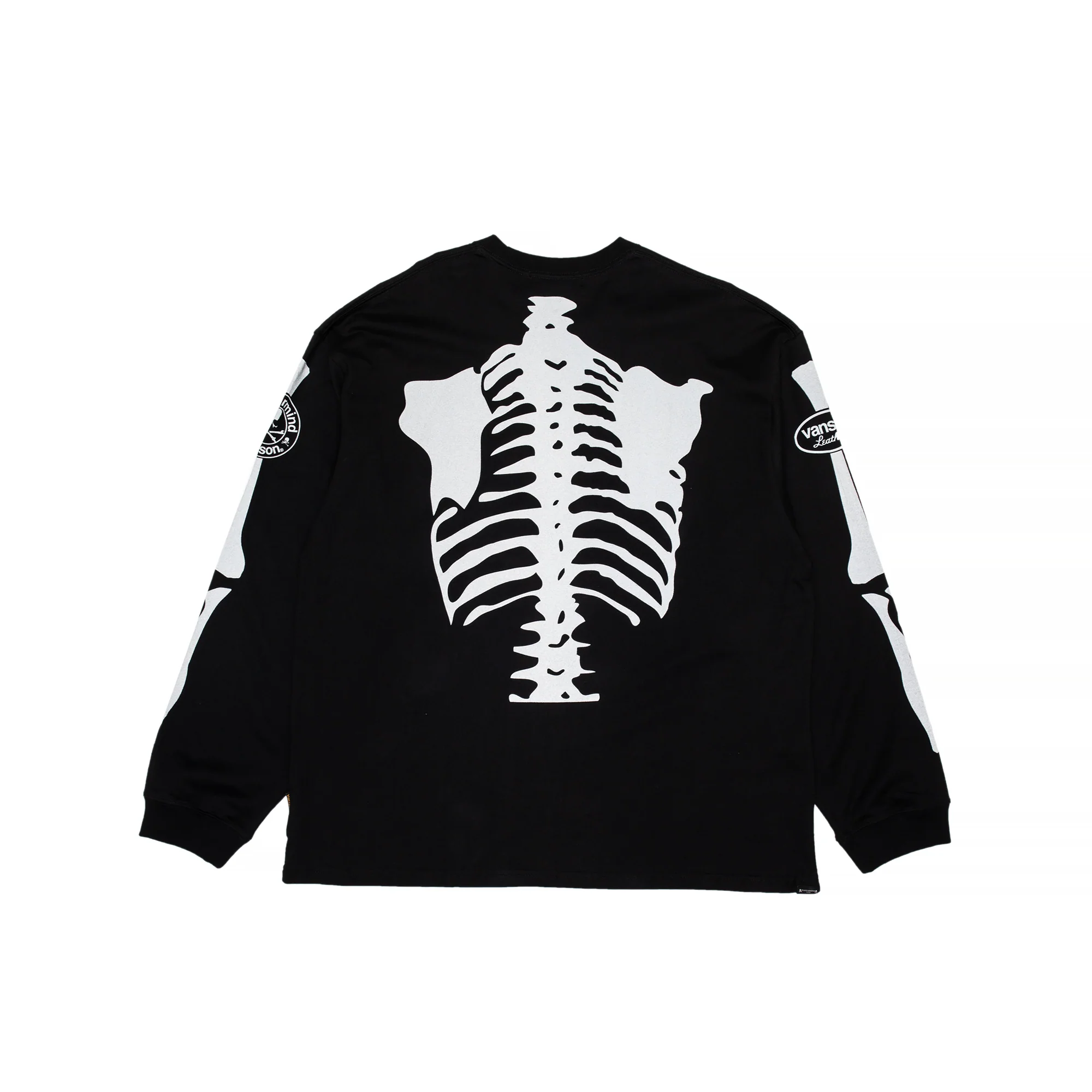Mastermind WORLD x Vanson Mens Bone L/S (Boxy Fit) Tee - Image 2