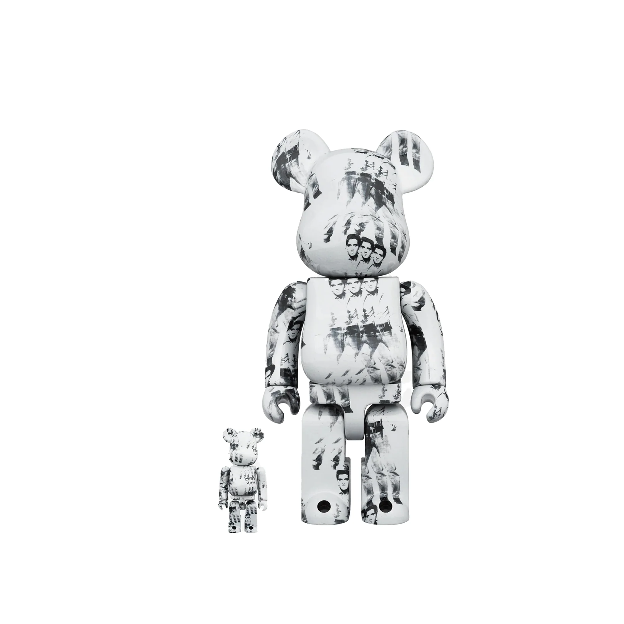 Medicom Be@rbrick Andy Warhol's Elvis Presley 100% & 400% Set