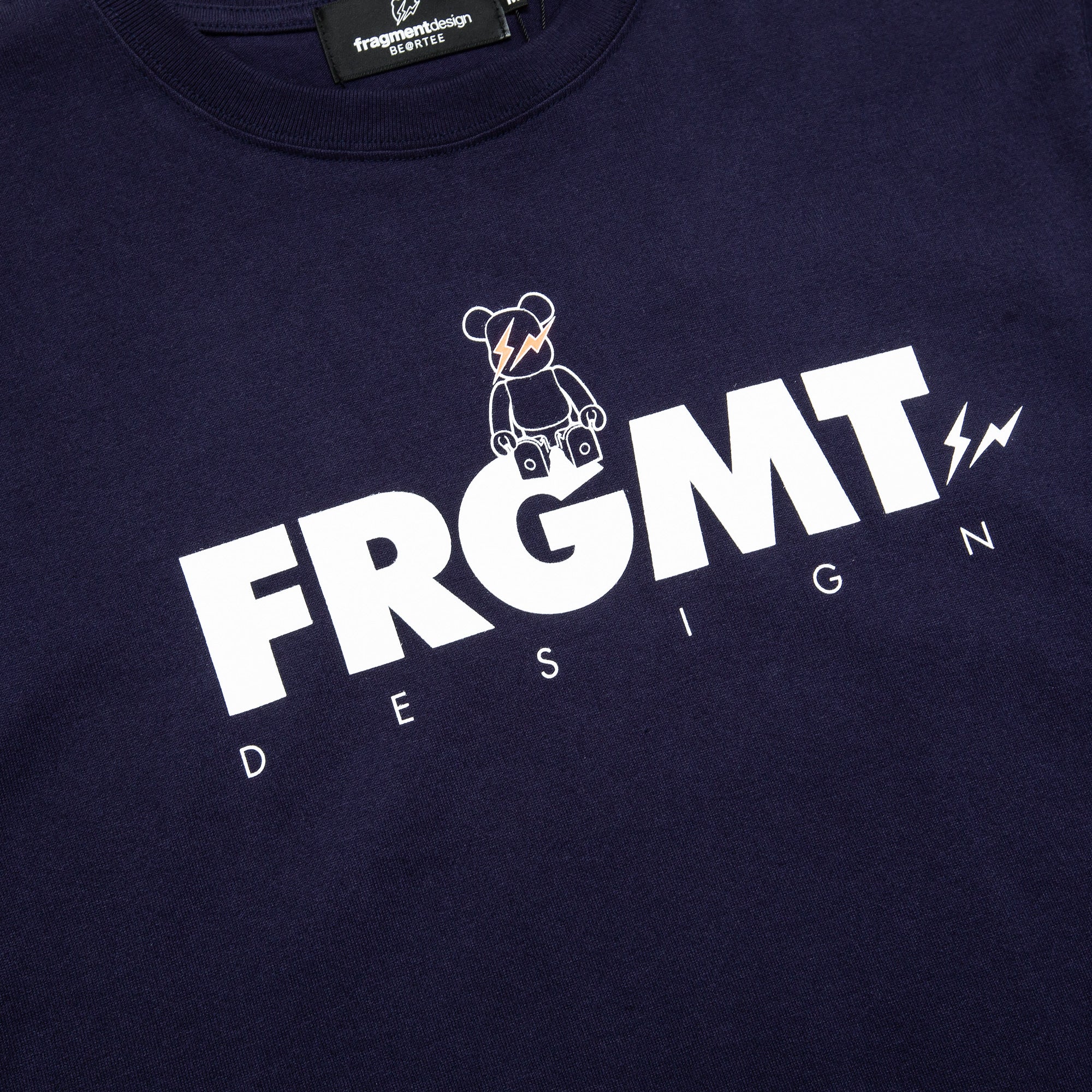 Medicom Fragment Design Bear Tee [MED-BEARTEE-NVY] - Image 2