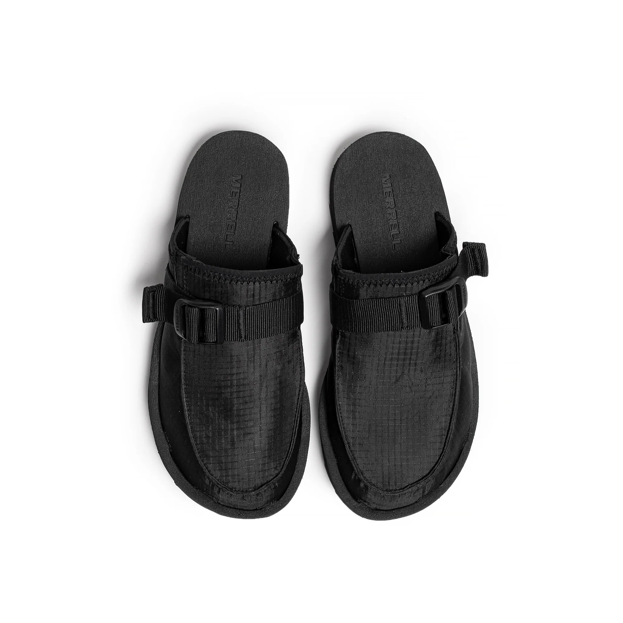 Merrell Mens Alpine Clog Slip-On Shoes 'Black' - Image 2