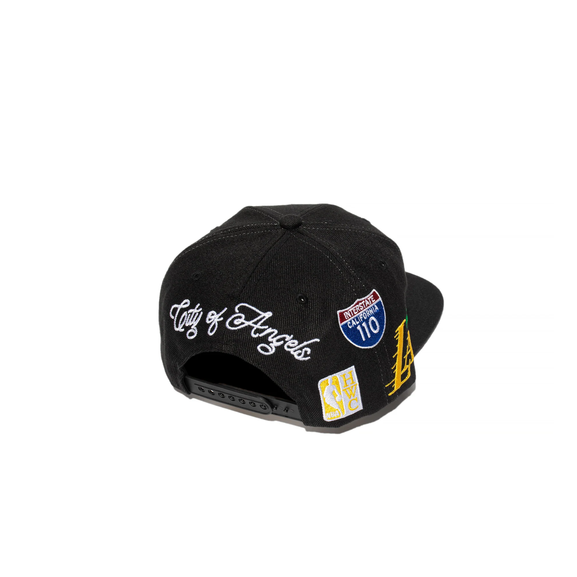 Mitchell & Ness Los Angeles Lakers Hyperlocal Snapback HWC 'Black' - Image 2