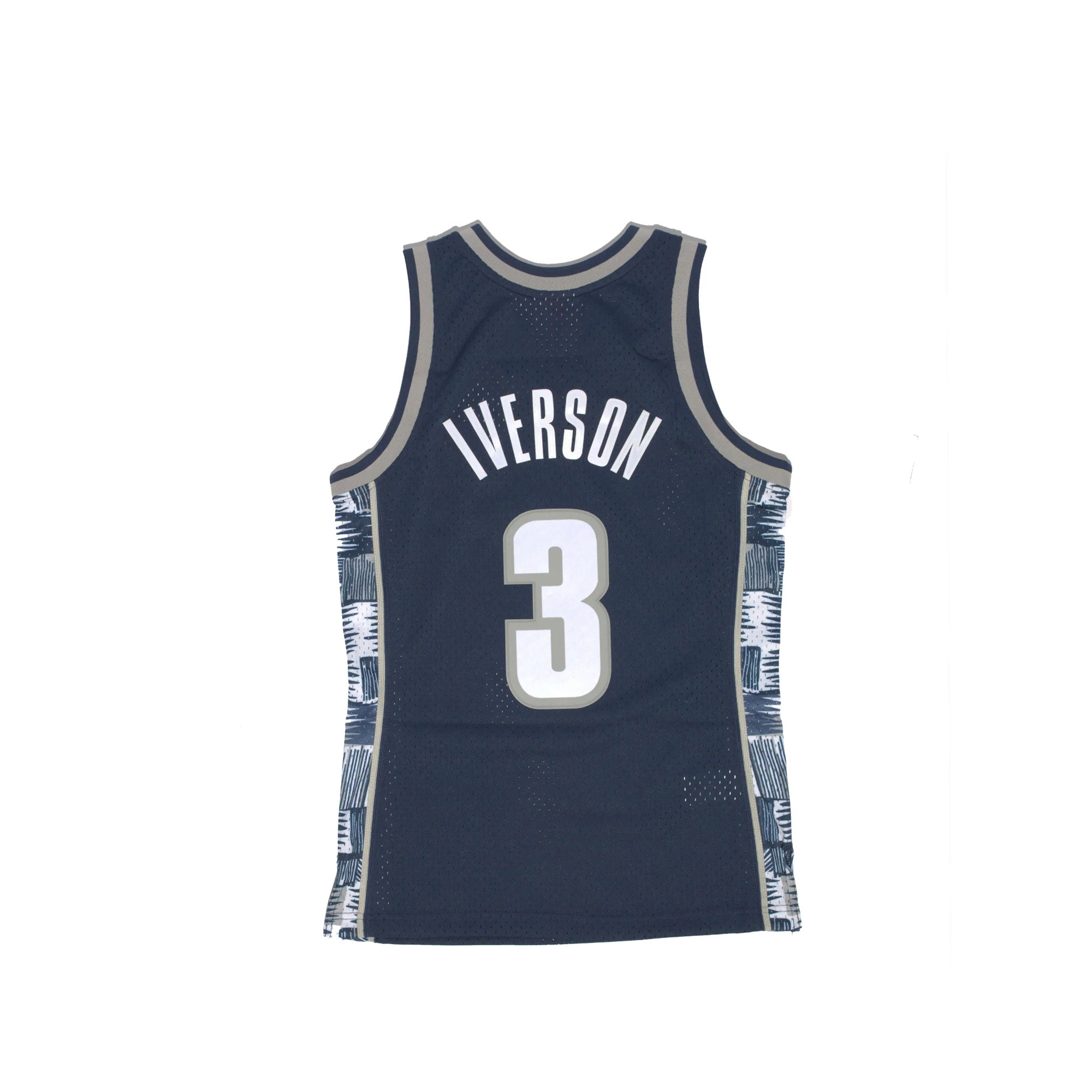 Mitchell & Ness Mens Allen Iverson Georgetown University Swingman Jersey 'Navy' - Image 2