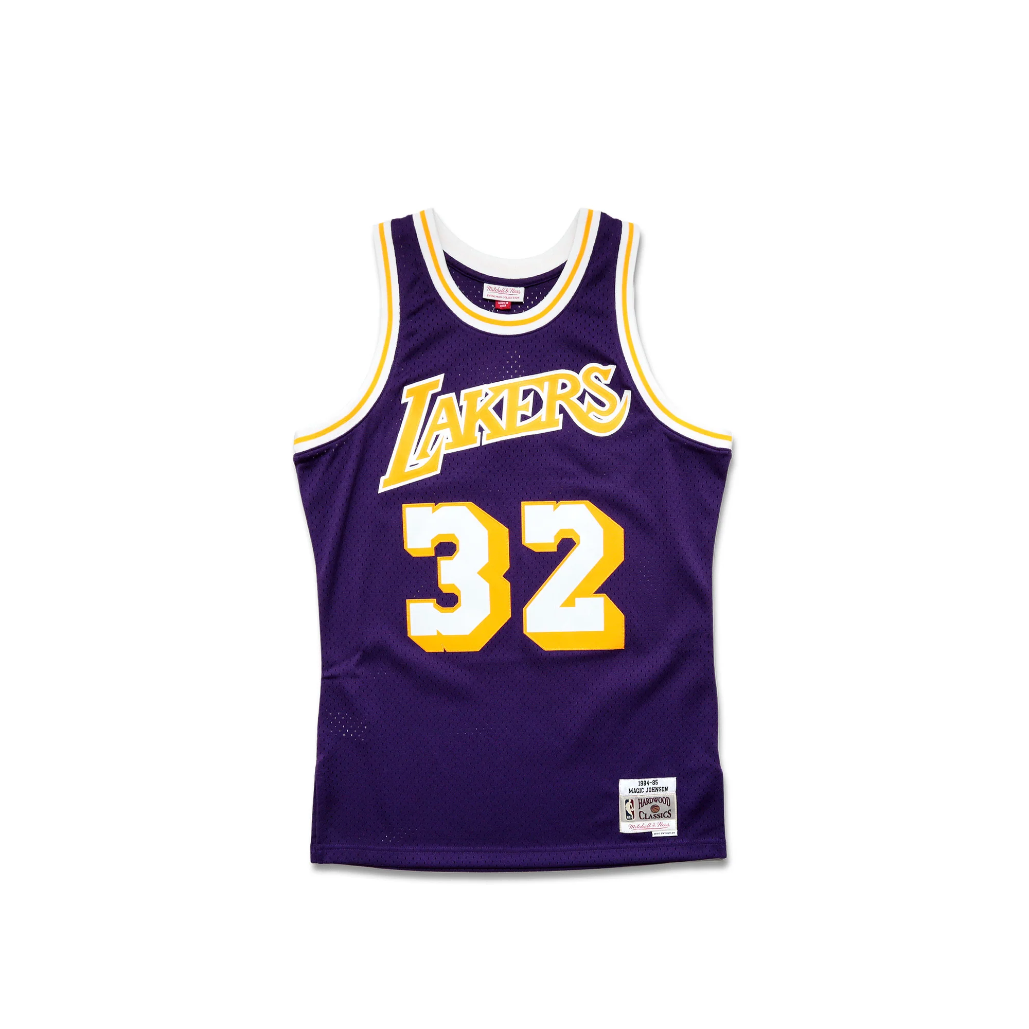 Mitchell & Ness Men's Magic Johnson Replica Jersey - Purple